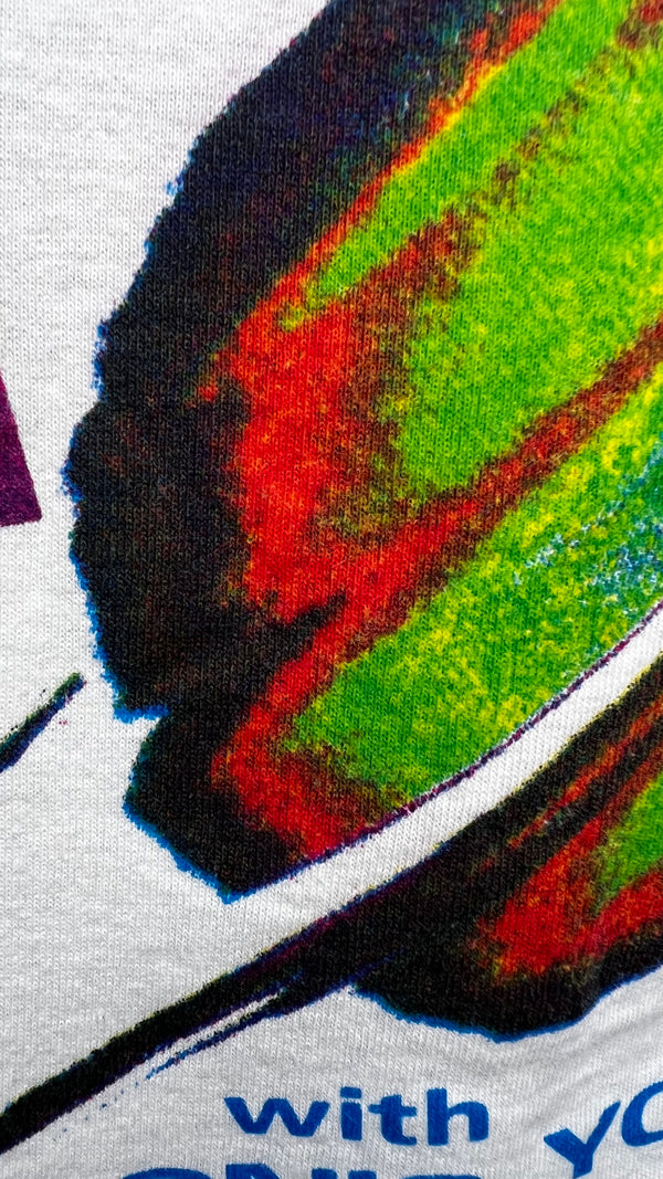 SONIC YOUTH BOMB POP ONE-DAY-ONLY JULY 4TH NYC CENTRAL PARK 92’ TEE | SUN RA BACK HIT