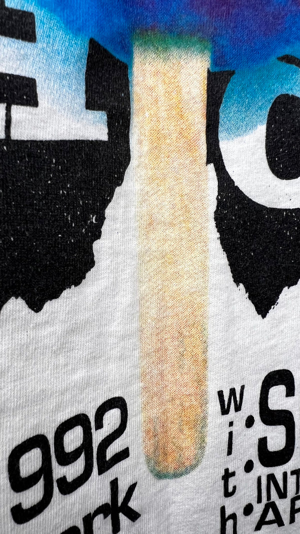 SONIC YOUTH BOMB POP ONE-DAY-ONLY JULY 4TH NYC CENTRAL PARK 92’ TEE | SUN RA BACK HIT