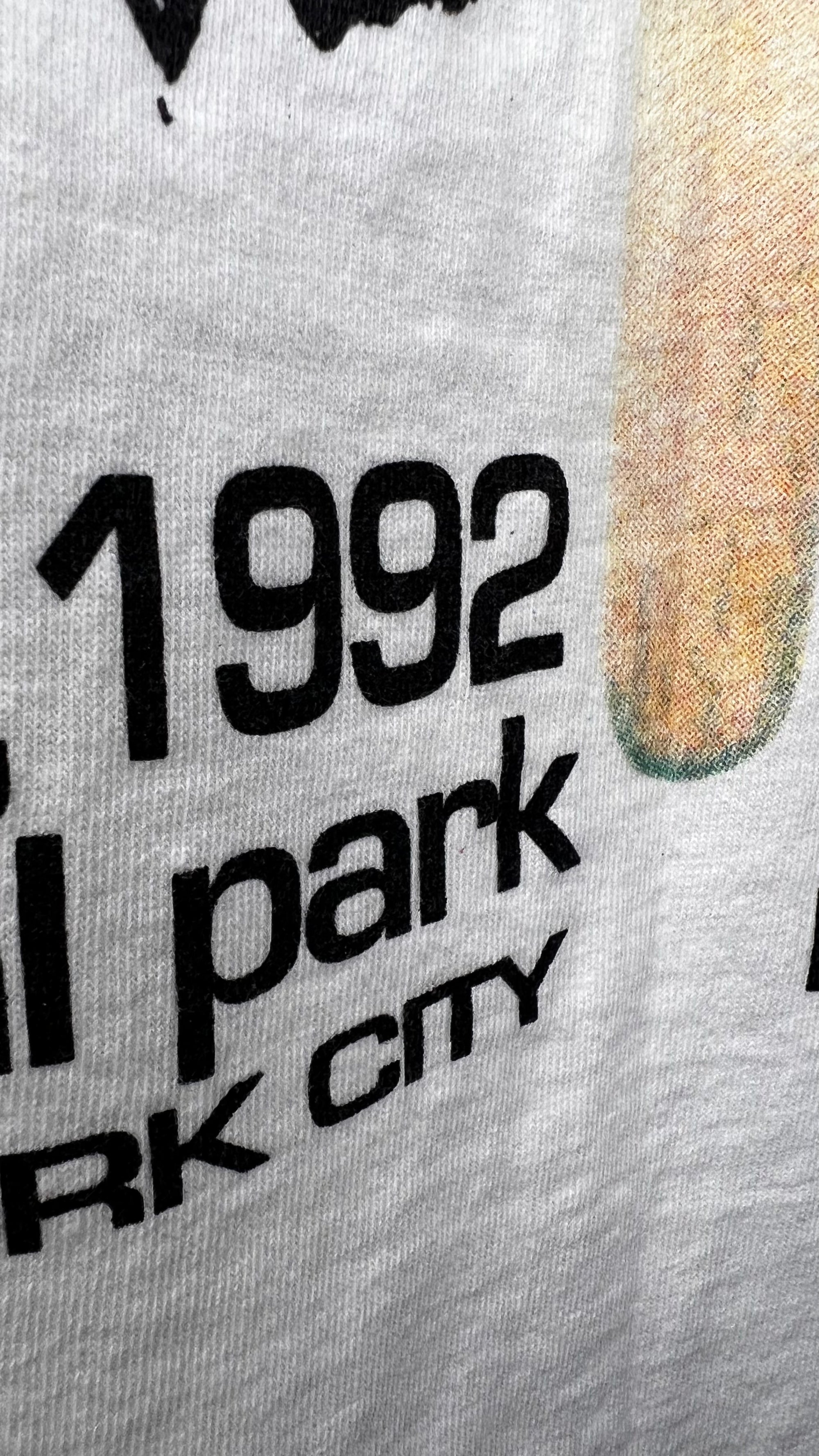 SONIC YOUTH BOMB POP ONE-DAY-ONLY JULY 4TH NYC CENTRAL PARK 92’ TEE | SUN RA BACK HIT
