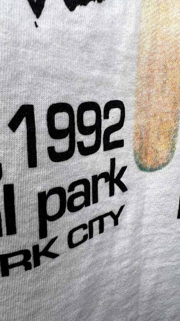 SONIC YOUTH BOMB POP ONE-DAY-ONLY JULY 4TH NYC CENTRAL PARK 92’ TEE | SUN RA BACK HIT