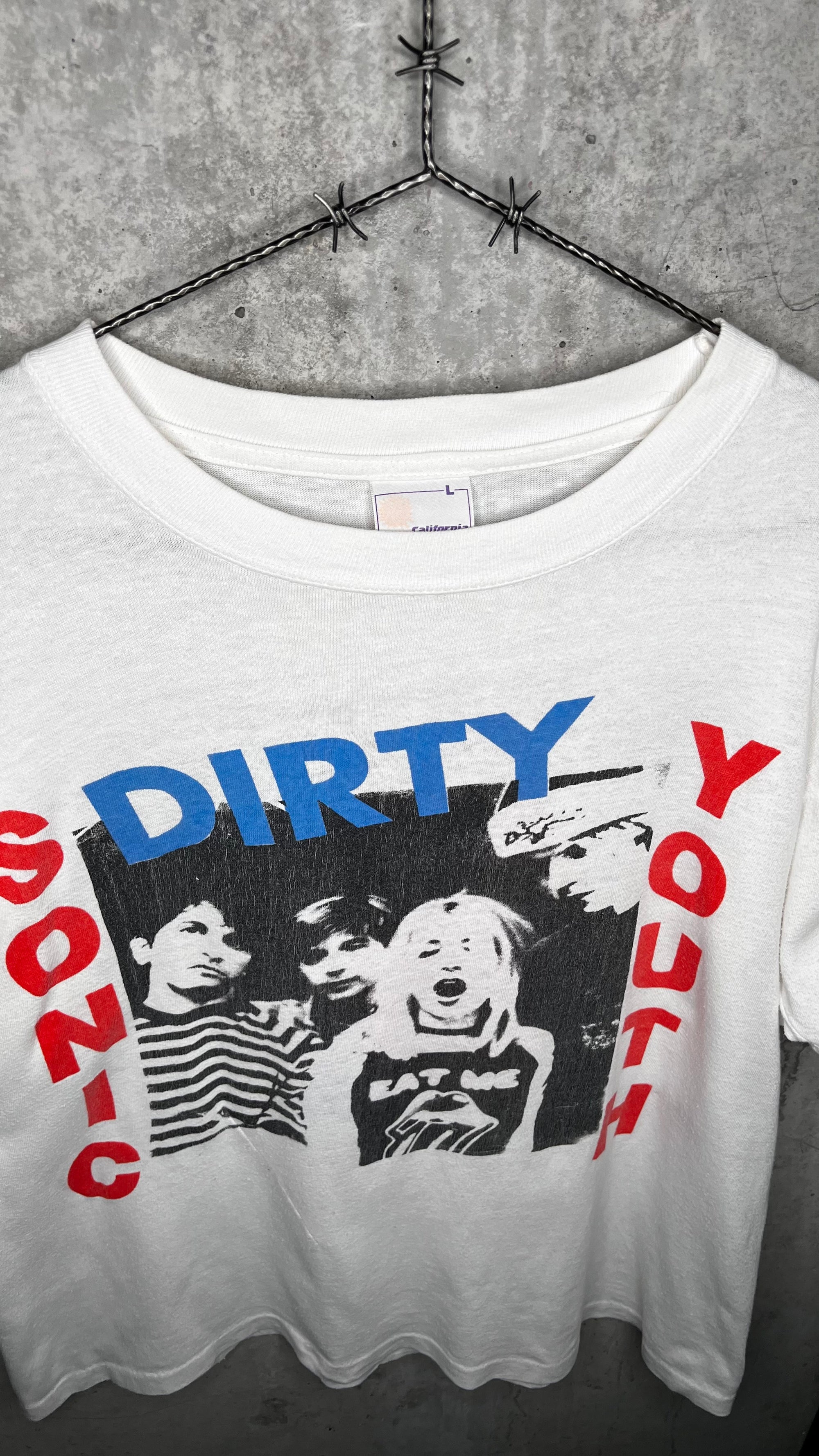 SONIC YOUTH RARE PRETTY FUCKING DIRTY NORTH AMERICAN TOUR 93’ BOOTLEG TEE