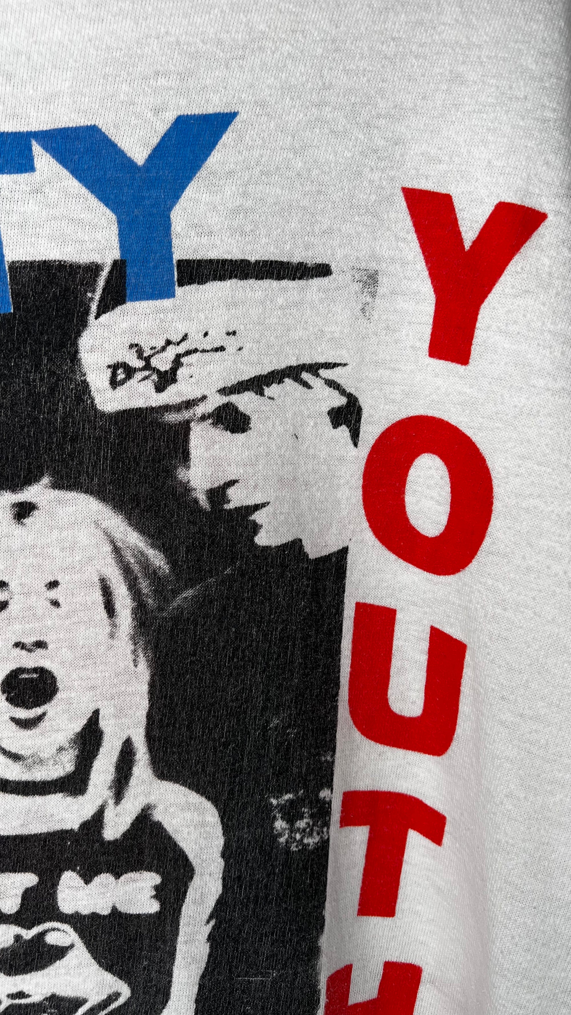SONIC YOUTH RARE PRETTY FUCKING DIRTY NORTH AMERICAN TOUR 93’ BOOTLEG TEE