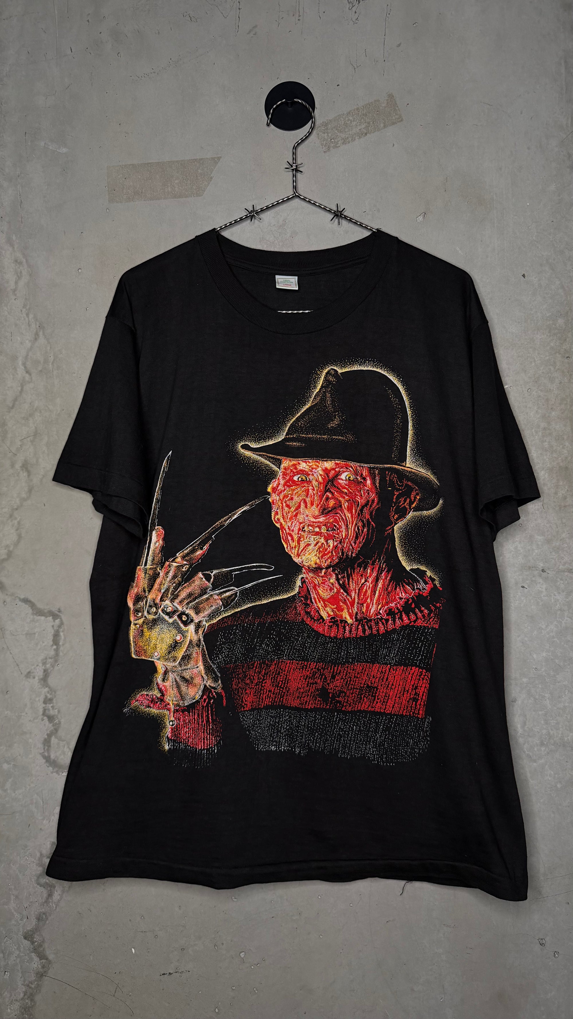 A NIGHTMARE ON ELM STREET 4 MOVIE PROMO TEE | BIG FACE FREDDY KRUEGER