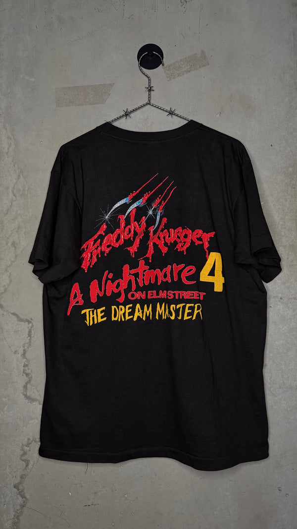 A NIGHTMARE ON ELM STREET 4 MOVIE PROMO TEE | BIG FACE FREDDY KRUEGER
