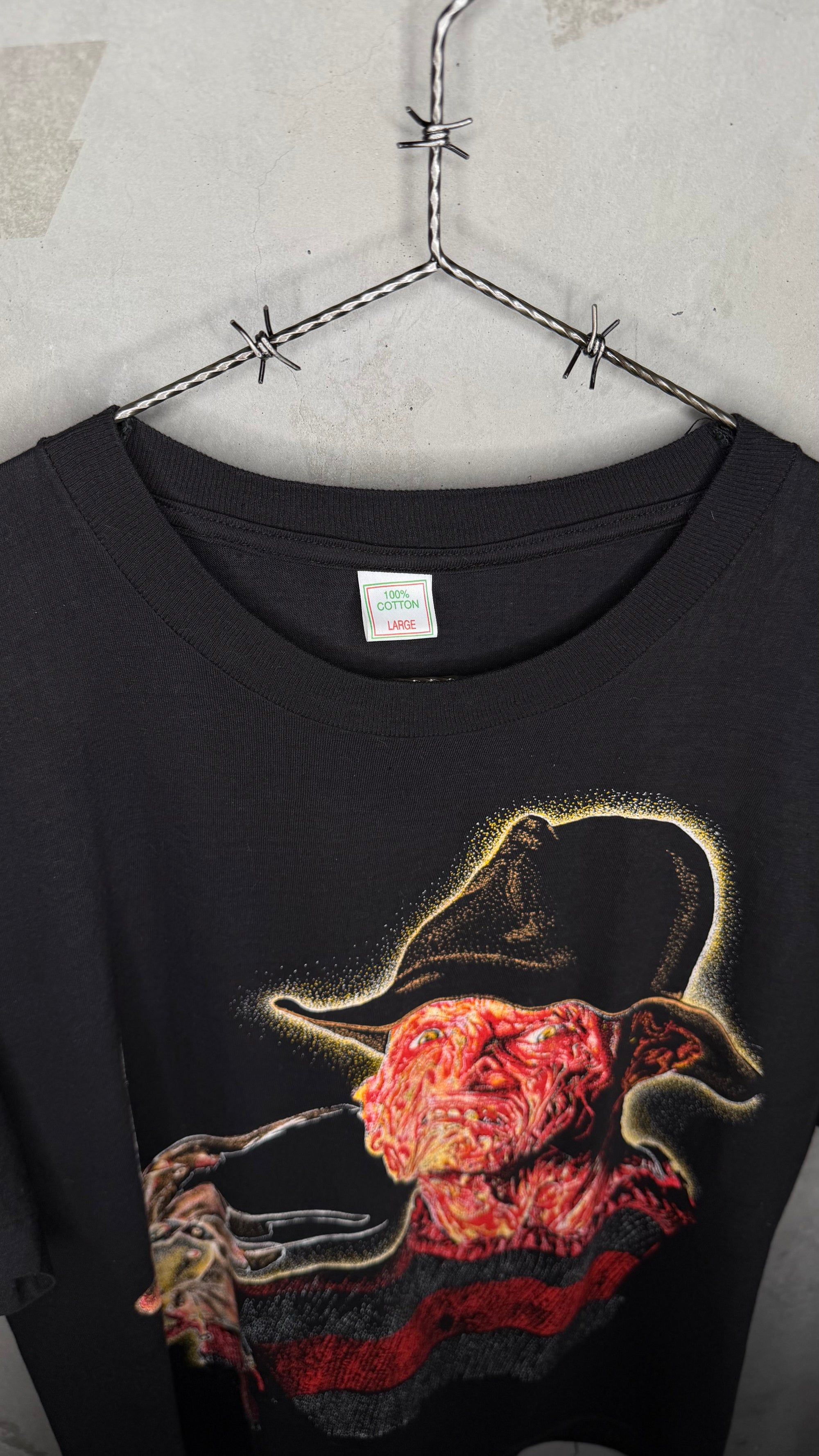 A NIGHTMARE ON ELM STREET 4 MOVIE PROMO TEE | BIG FACE FREDDY KRUEGER