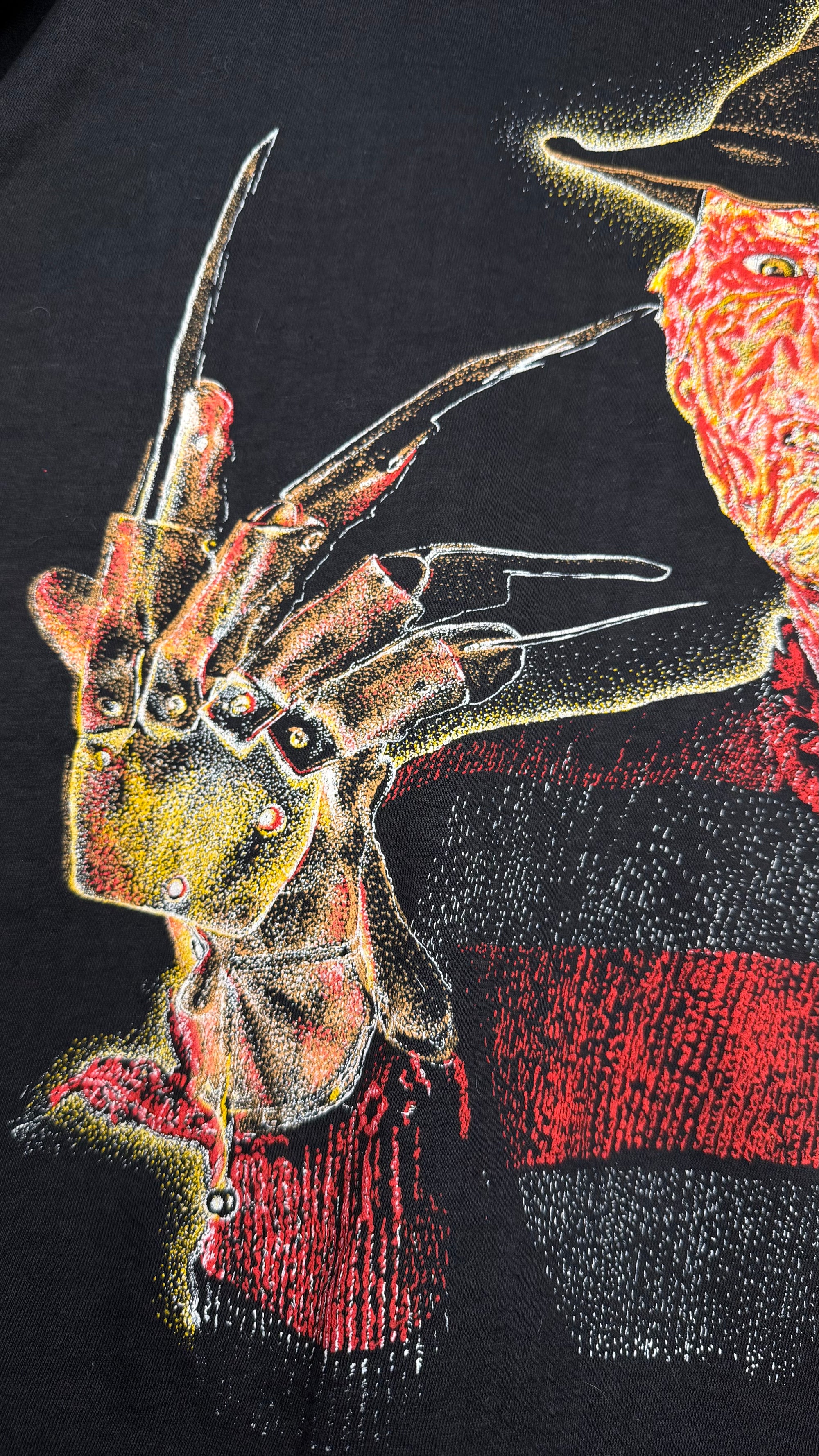 A NIGHTMARE ON ELM STREET 4 MOVIE PROMO TEE | BIG FACE FREDDY KRUEGER
