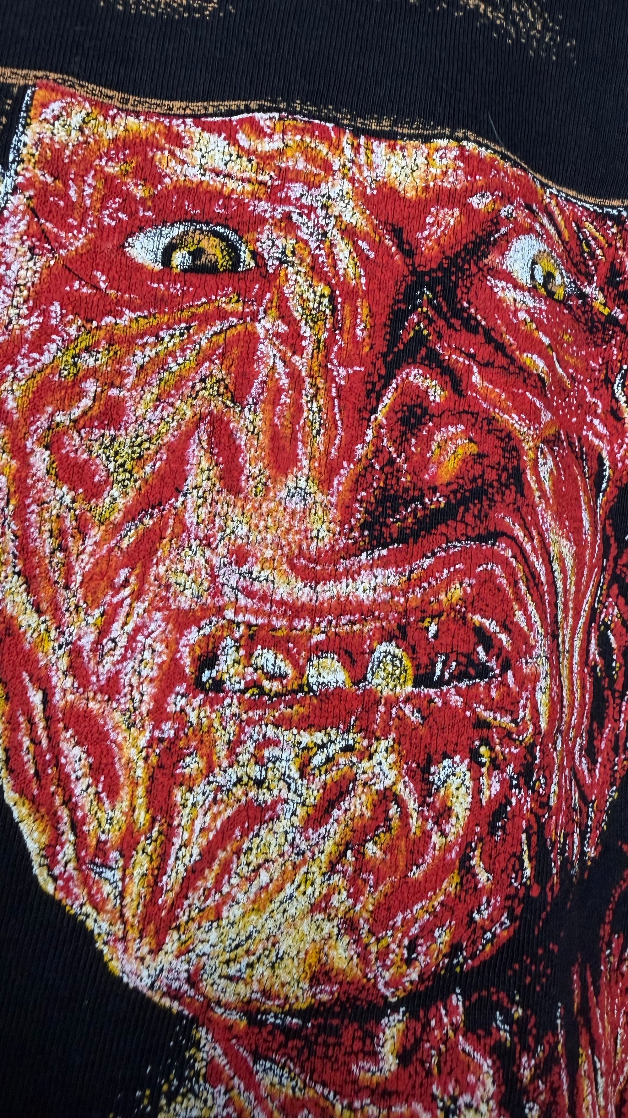 A NIGHTMARE ON ELM STREET 4 MOVIE PROMO TEE | BIG FACE FREDDY KRUEGER