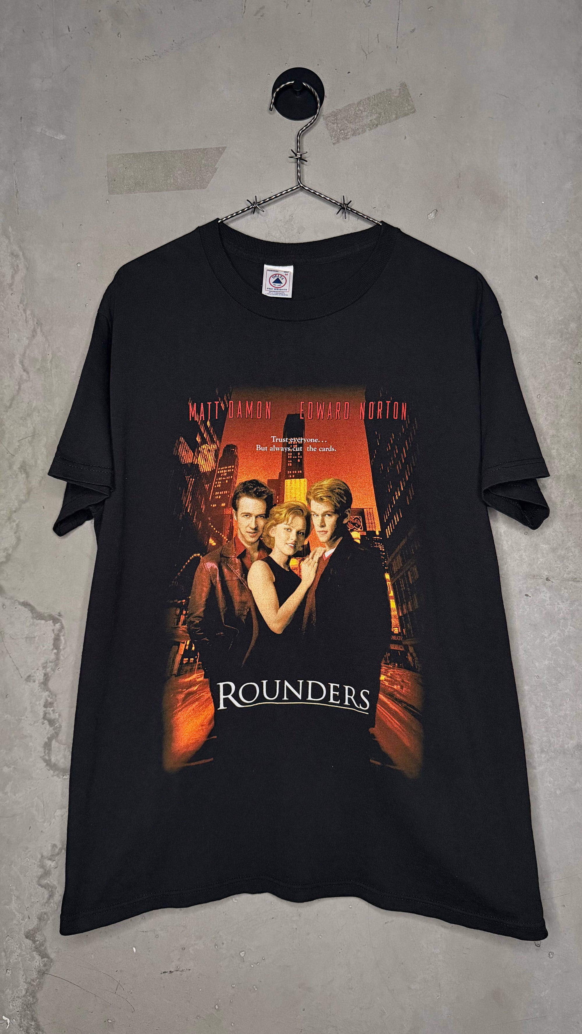 ROUNDERS MOVIE TEE | MATT DAMON & EDWARD NORTON