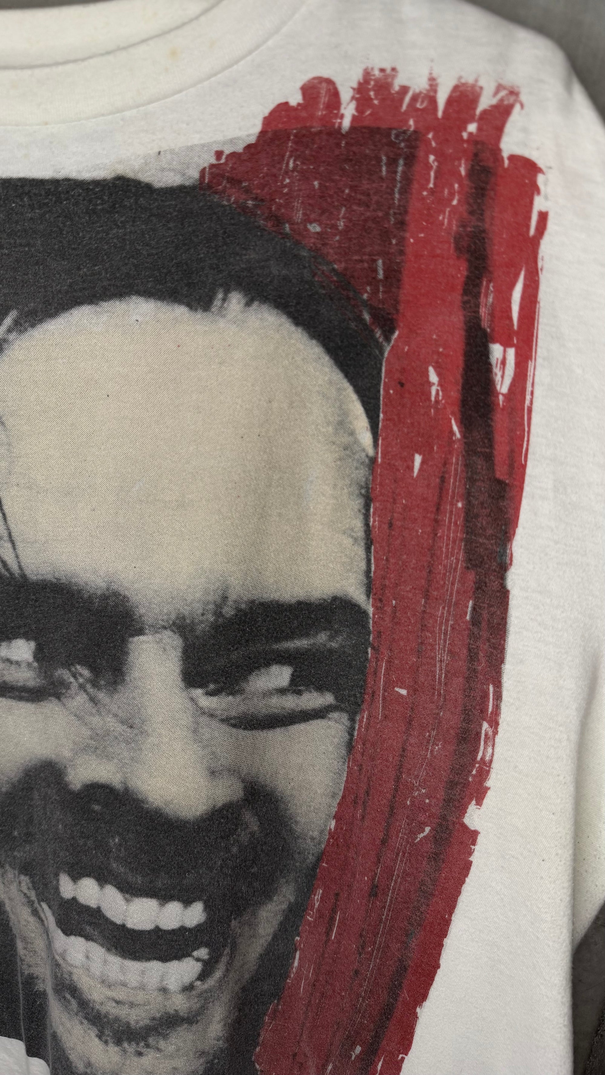 THE SHINING EURO TEE | BIG FACE JACK NICHOLSON GRAIL | “HERE’S JOHNNY!”