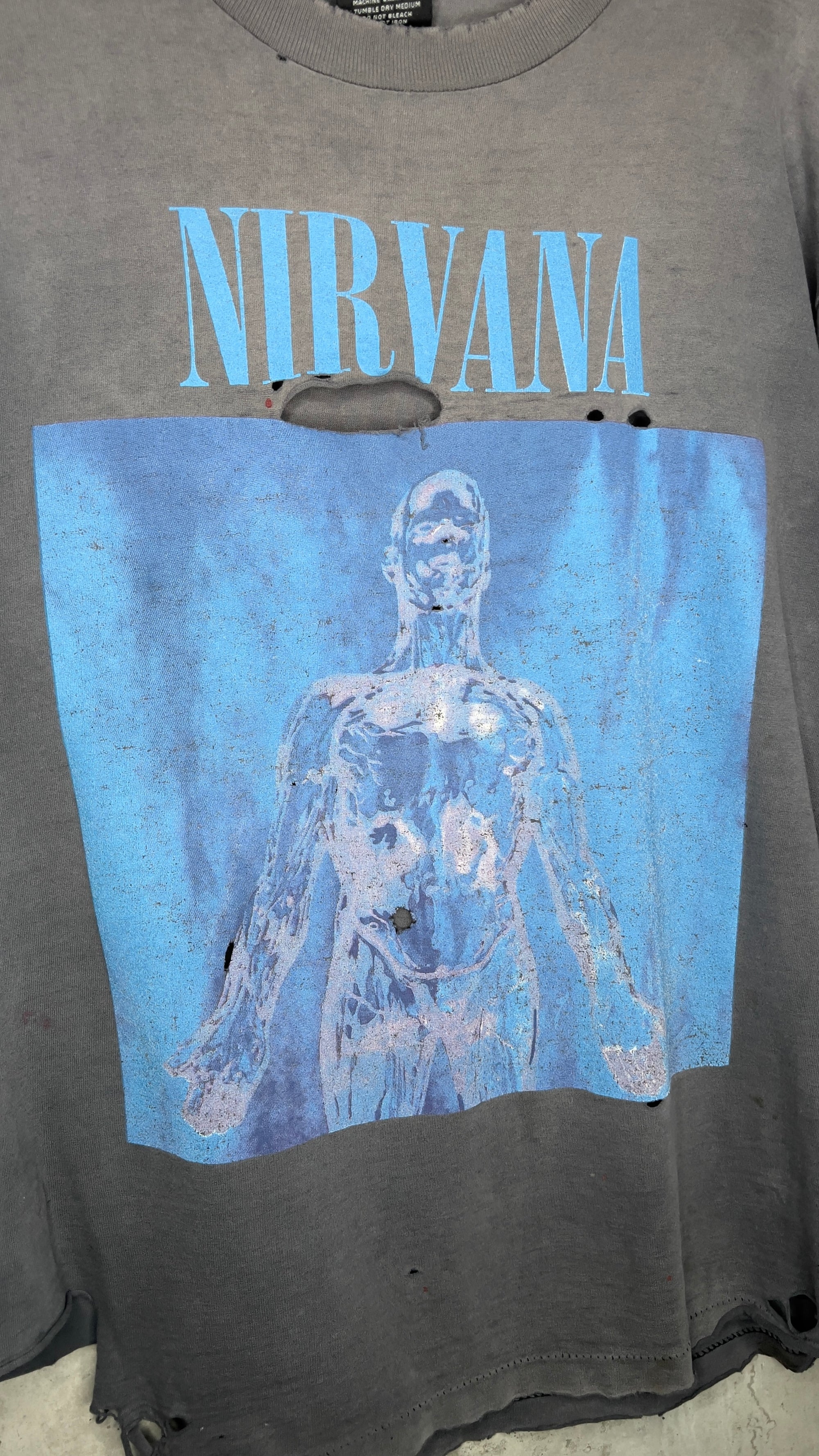 NIRVANA SLIVER THRASHED & FADED