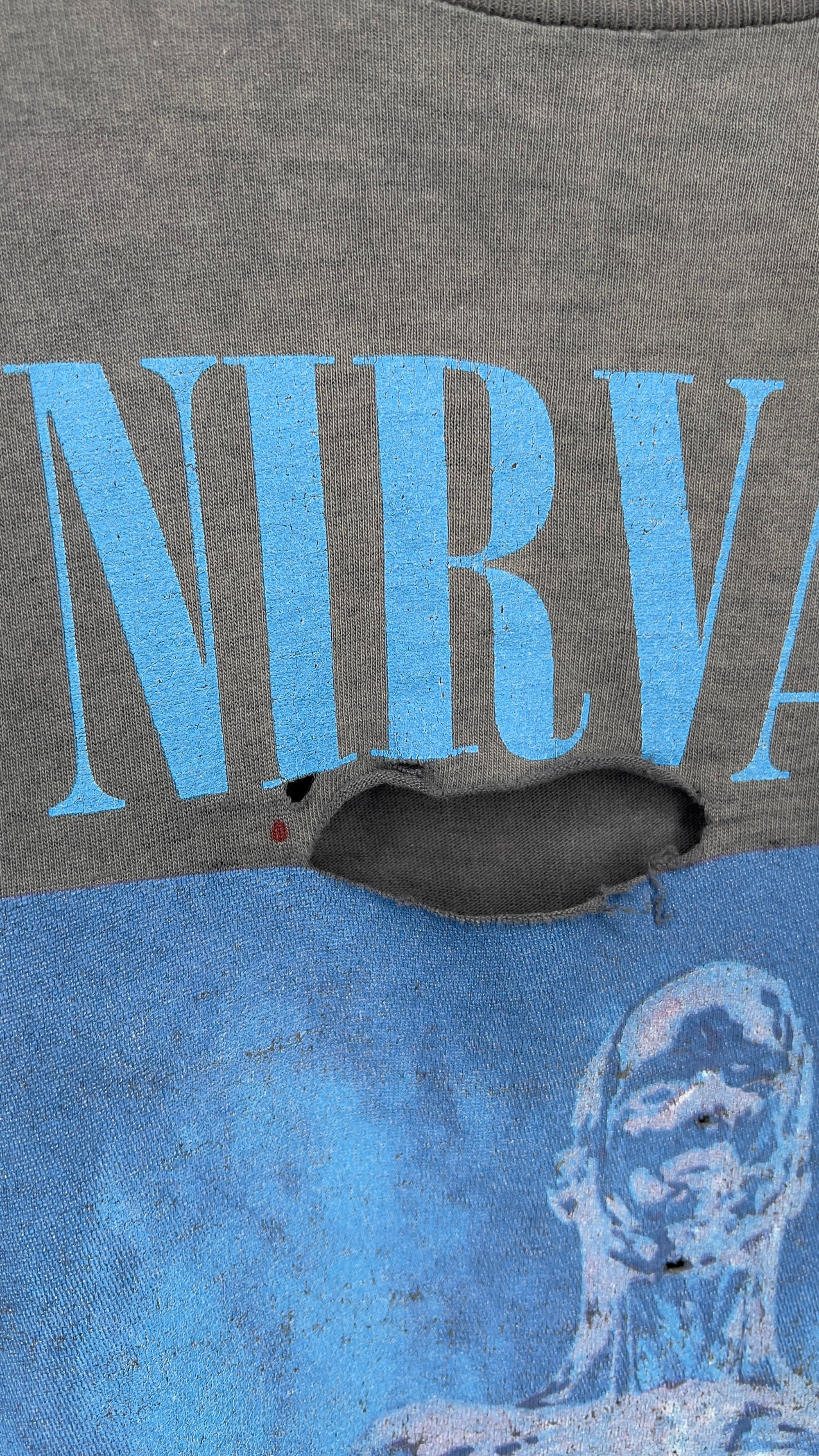 NIRVANA SLIVER THRASHED & FADED