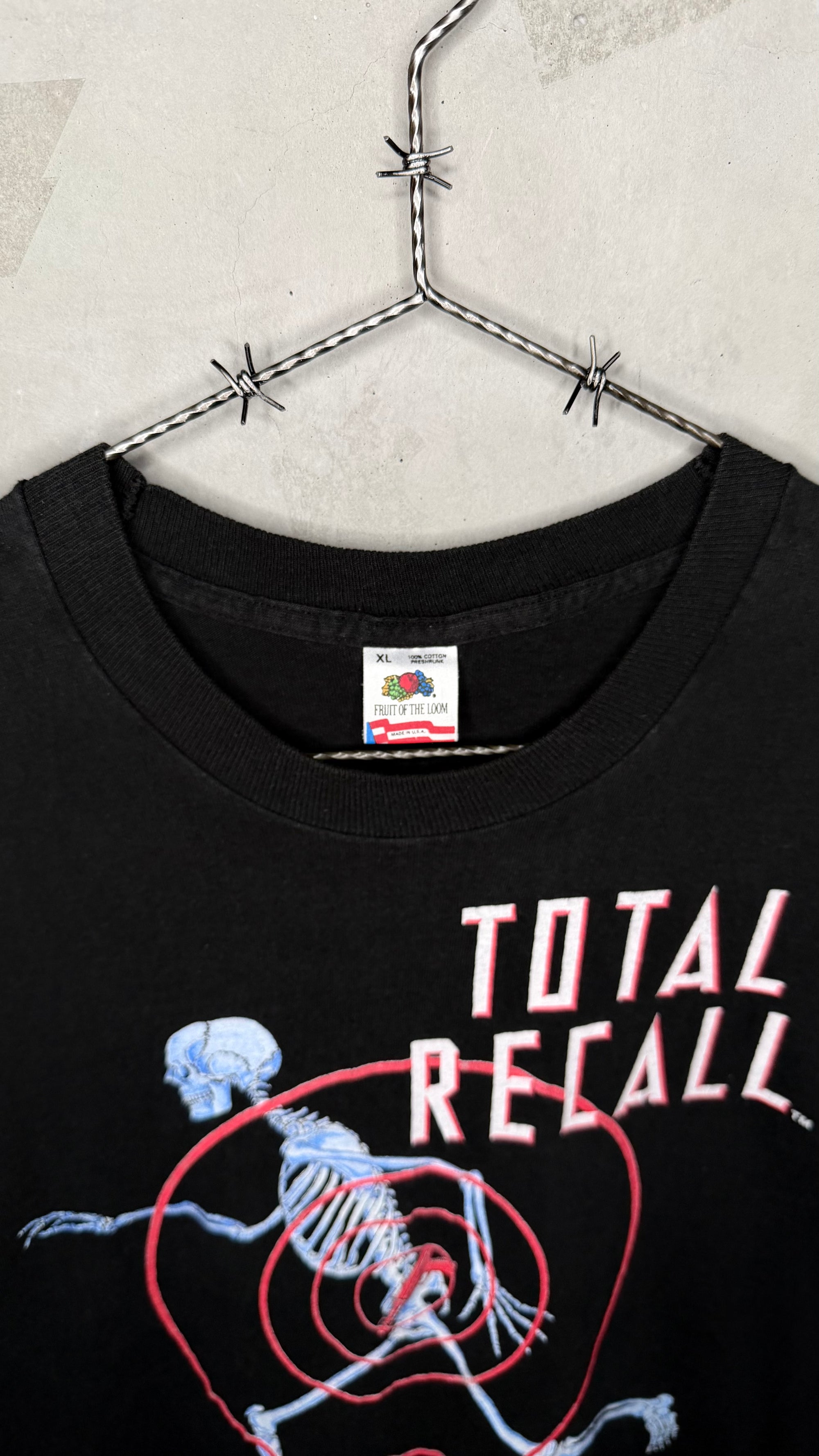 TOTAL RECALL X-RAY SKELETON TEE | ARNOLD SCHWARZENEGGER MOVIE GRAIL