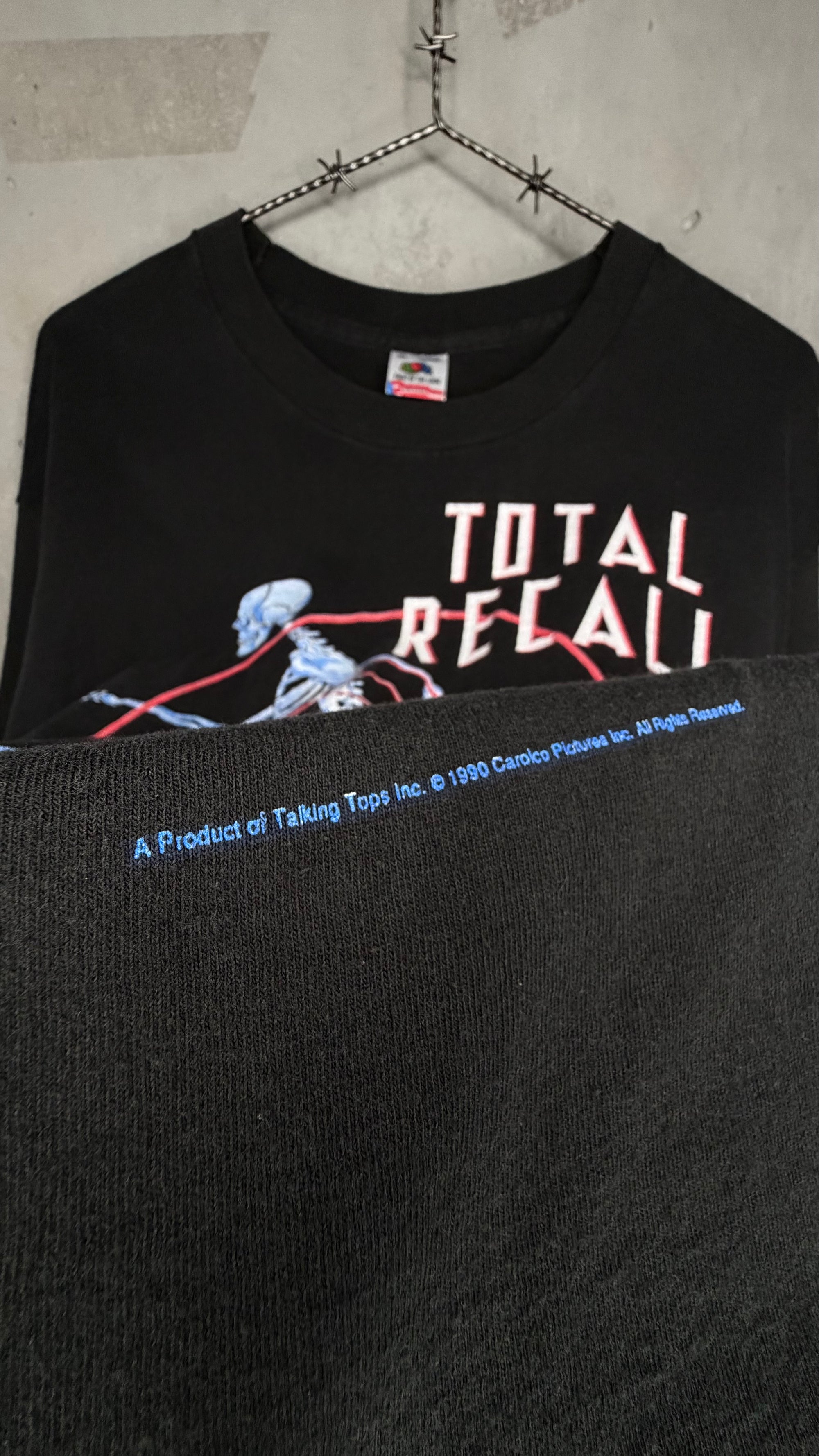 TOTAL RECALL X-RAY SKELETON TEE | ARNOLD SCHWARZENEGGER MOVIE GRAIL
