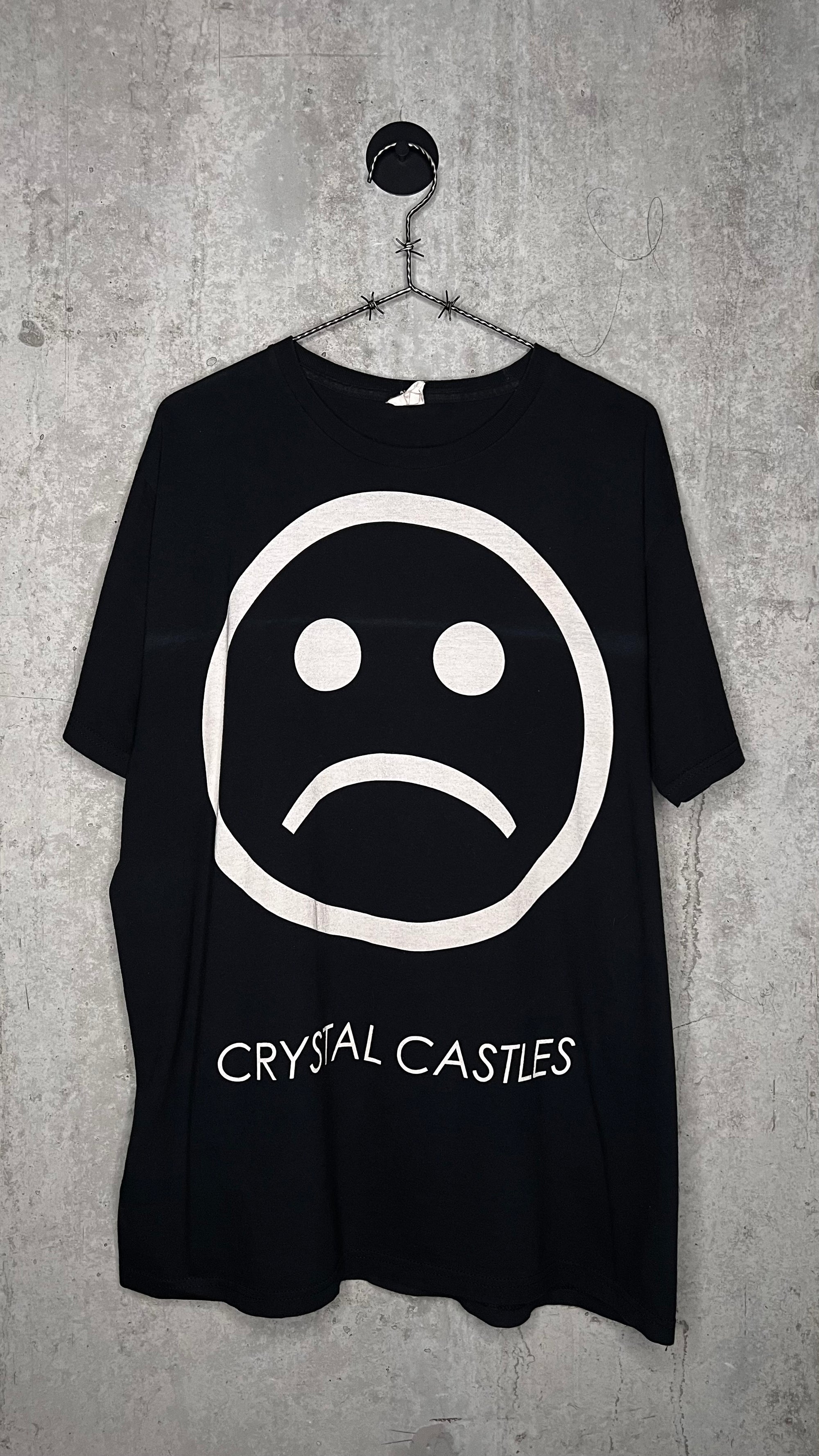 CRYSTAL CASTLES SAD FACE TEE