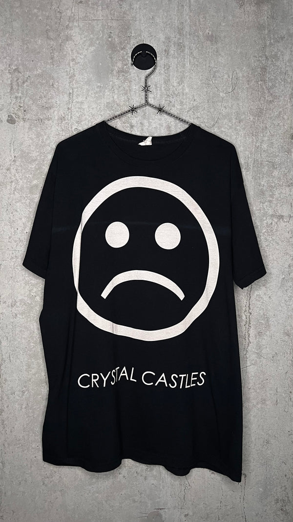 CRYSTAL CASTLES SAD FACE TEE