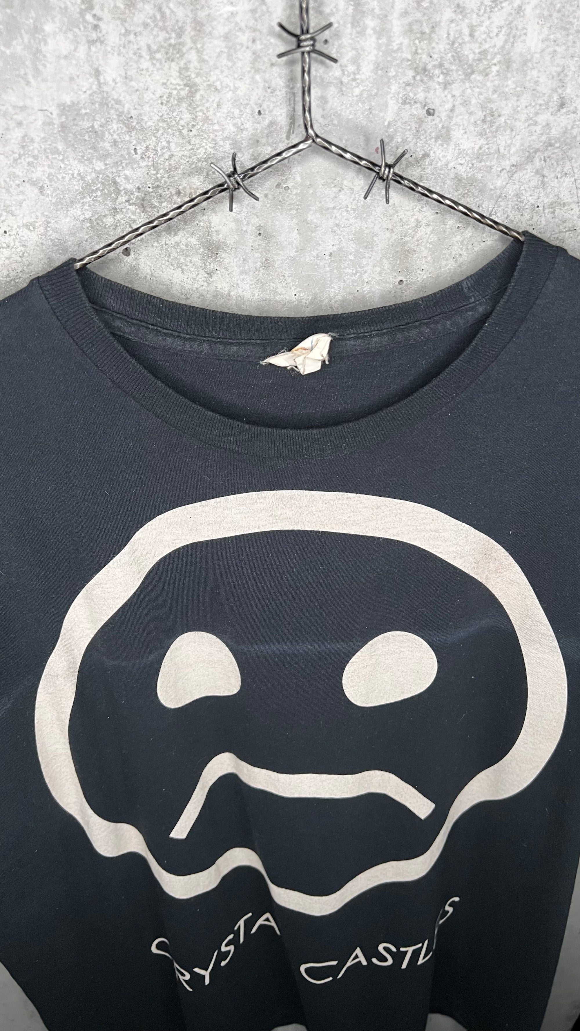 CRYSTAL CASTLES SAD FACE TEE