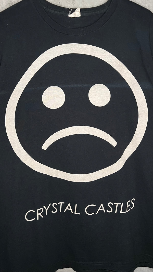 CRYSTAL CASTLES SAD FACE TEE