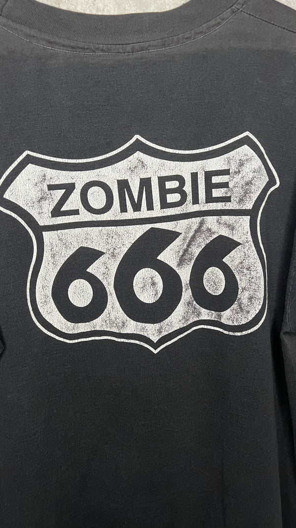 WHITE ZOMBIE HIGHWAY 666 TEE