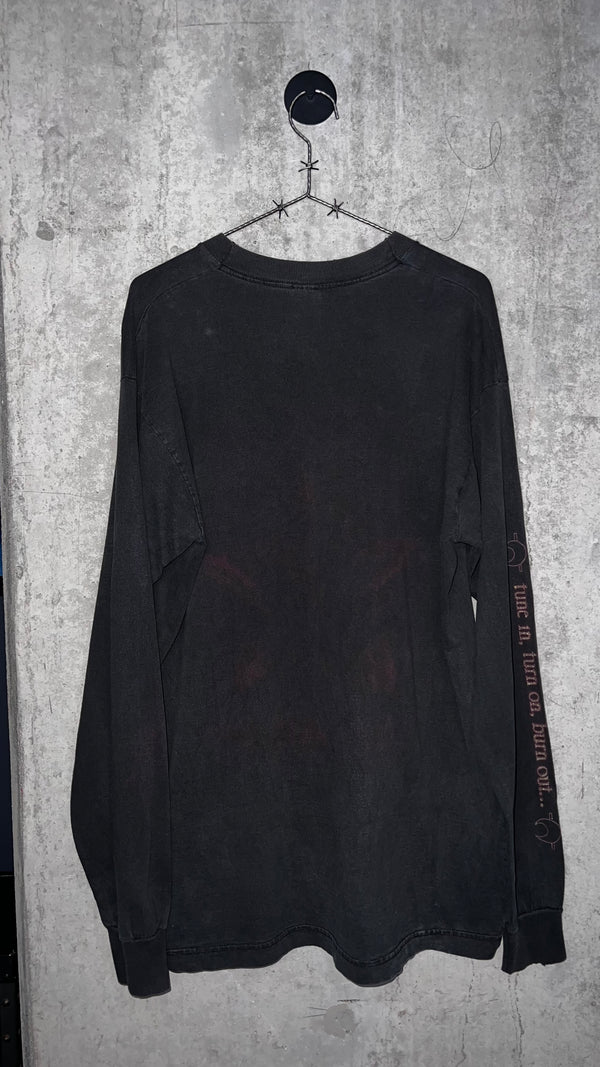 SISTERS OF MERCY ONE-DAY-ONLY ALBERT HALL LONG SLEEVE TEE | ‘TUNE IN, TURN ON, BURN OUT’ SLEEVE HIT
