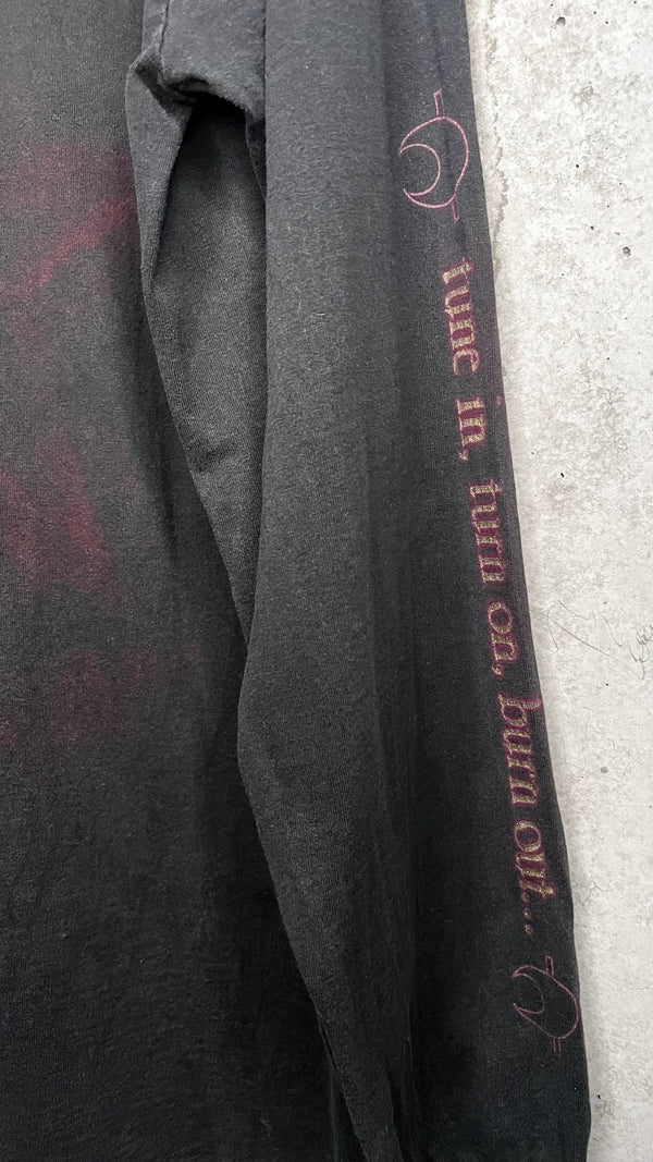 SISTERS OF MERCY ONE-DAY-ONLY ALBERT HALL LONG SLEEVE TEE | ‘TUNE IN, TURN ON, BURN OUT’ SLEEVE HIT