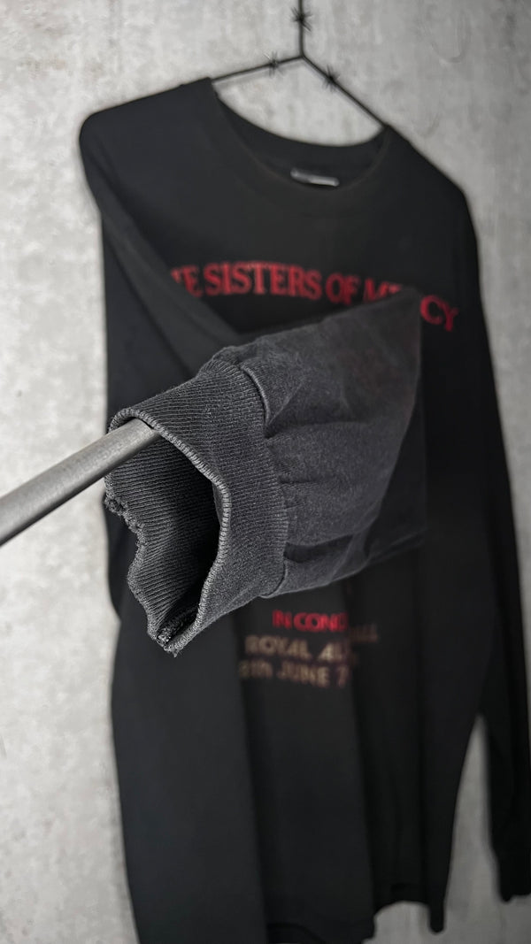 SISTERS OF MERCY ONE-DAY-ONLY ALBERT HALL LONG SLEEVE TEE | ‘TUNE IN, TURN ON, BURN OUT’ SLEEVE HIT