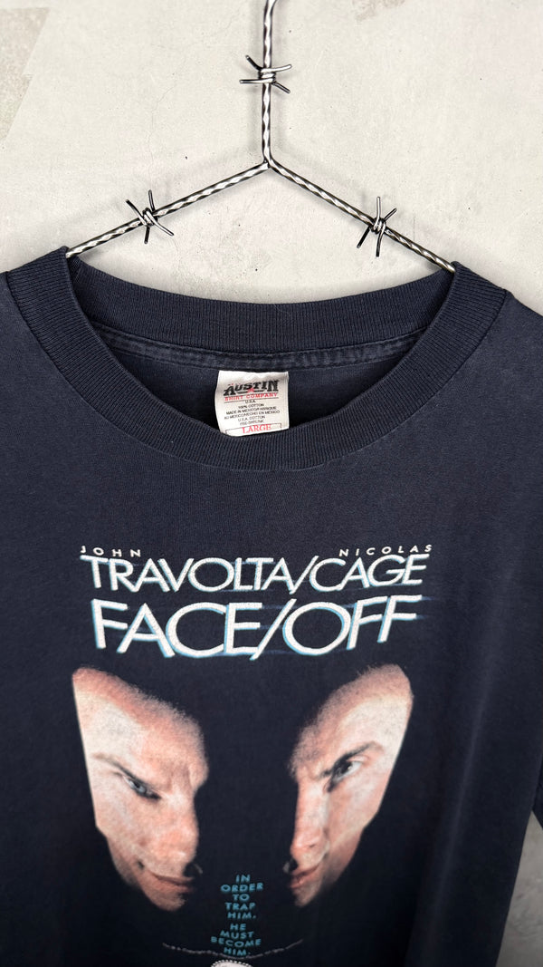FACE OFF FADED MOVIE PROMO TEE | JOHN TRAVOLTA & NICOLAS CAGE