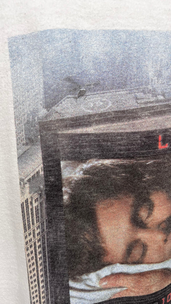 THE TRUMAN SHOW RARE POSTER PRINT MOVIE TEE | JIM CARREY | ‘ON THE AIR, UNAWARE’