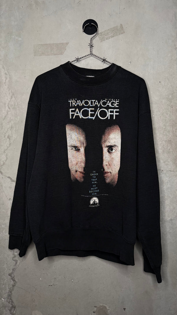FACE OFF MOVIE PROMO CREWNECK | JOHN TRAVOLTA & NICOLAS CAGE