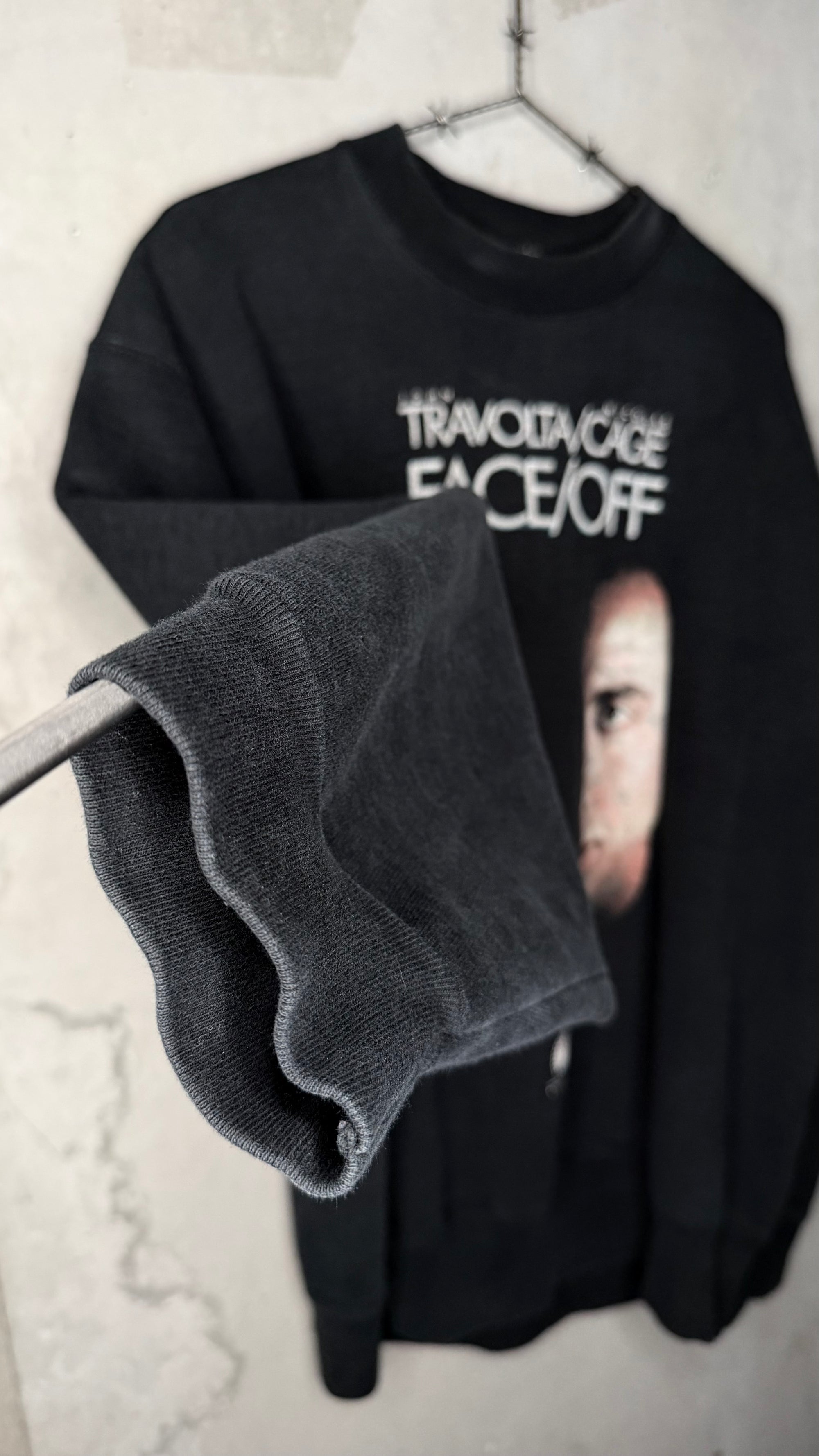FACE OFF MOVIE PROMO CREWNECK | JOHN TRAVOLTA & NICOLAS CAGE