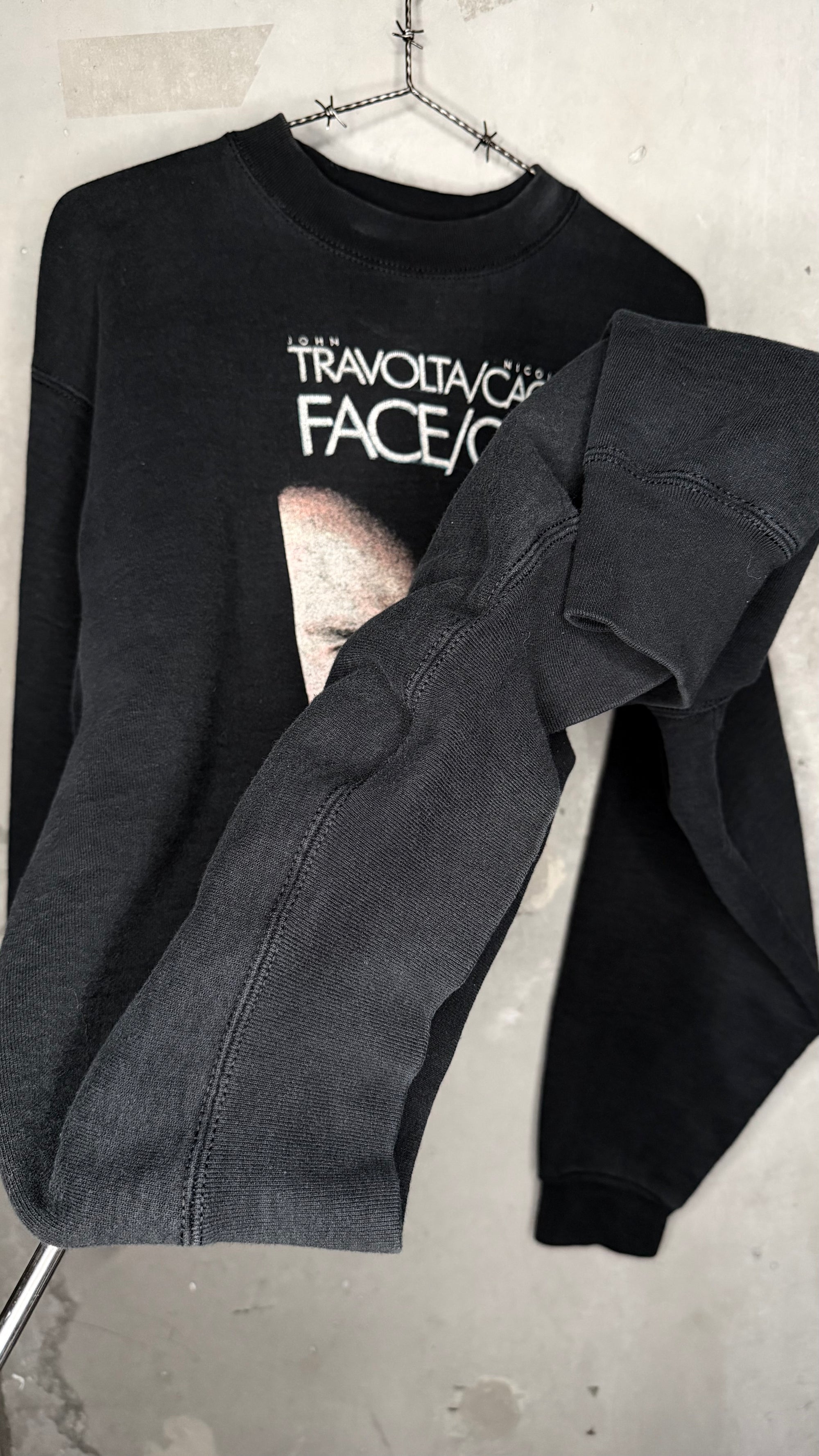 FACE OFF MOVIE PROMO CREWNECK | JOHN TRAVOLTA & NICOLAS CAGE