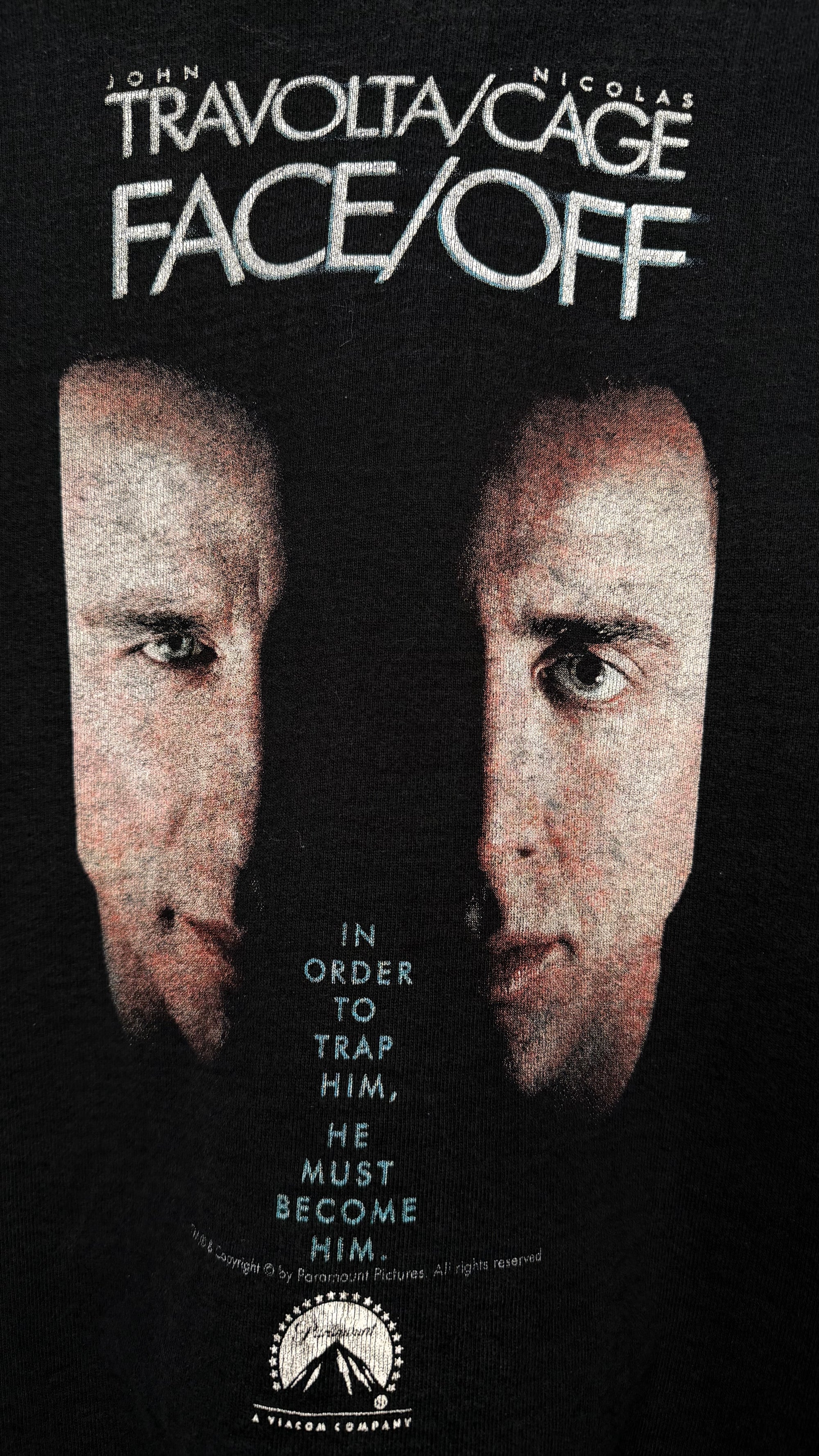 FACE OFF MOVIE PROMO CREWNECK | JOHN TRAVOLTA & NICOLAS CAGE