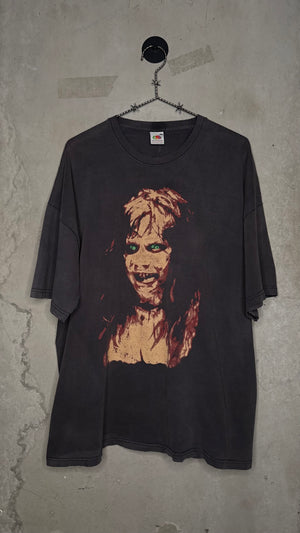 THE EXORCIST BIG PRINT HORROR MOVIE TEE | ‘YOUR MOTHER SUCKS COCKS IN HELL’