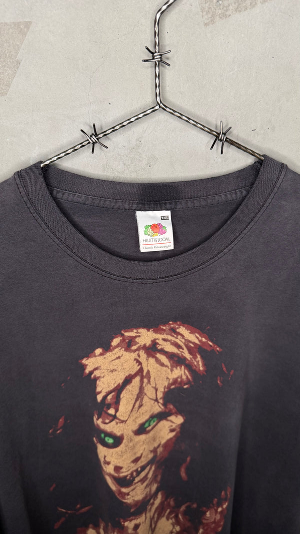 THE EXORCIST BIG PRINT HORROR MOVIE TEE | ‘YOUR MOTHER SUCKS COCKS IN HELL’