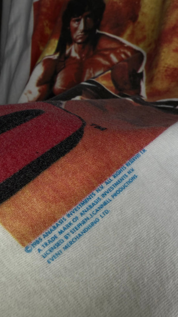 RAMBO FIRST BLOOD PART II MOVIE TEE | SYLVESTER STALLONE