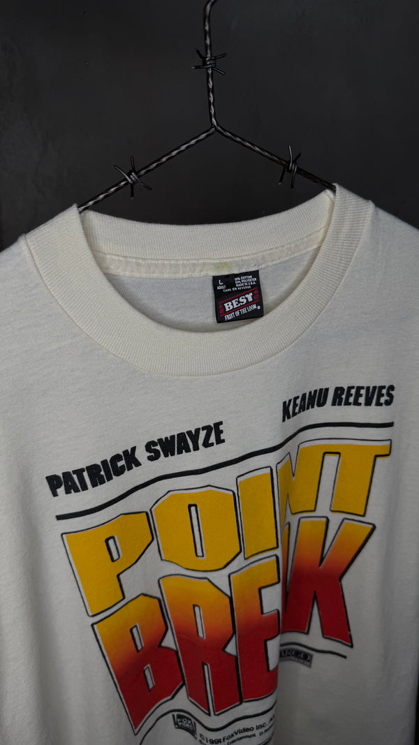 POINT BREAK MOVIE TEE | BIG PRINT | PATRICK SWAYZE & KEANU REEVES
