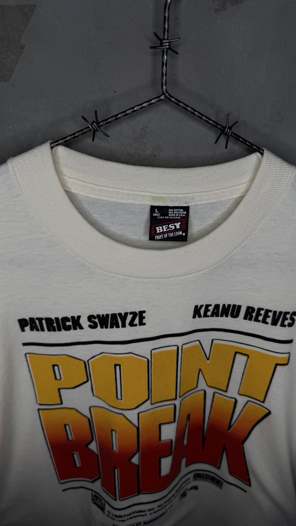POINT BREAK MOVIE TEE | BIG PRINT | PATRICK SWAYZE & KEANU REEVES