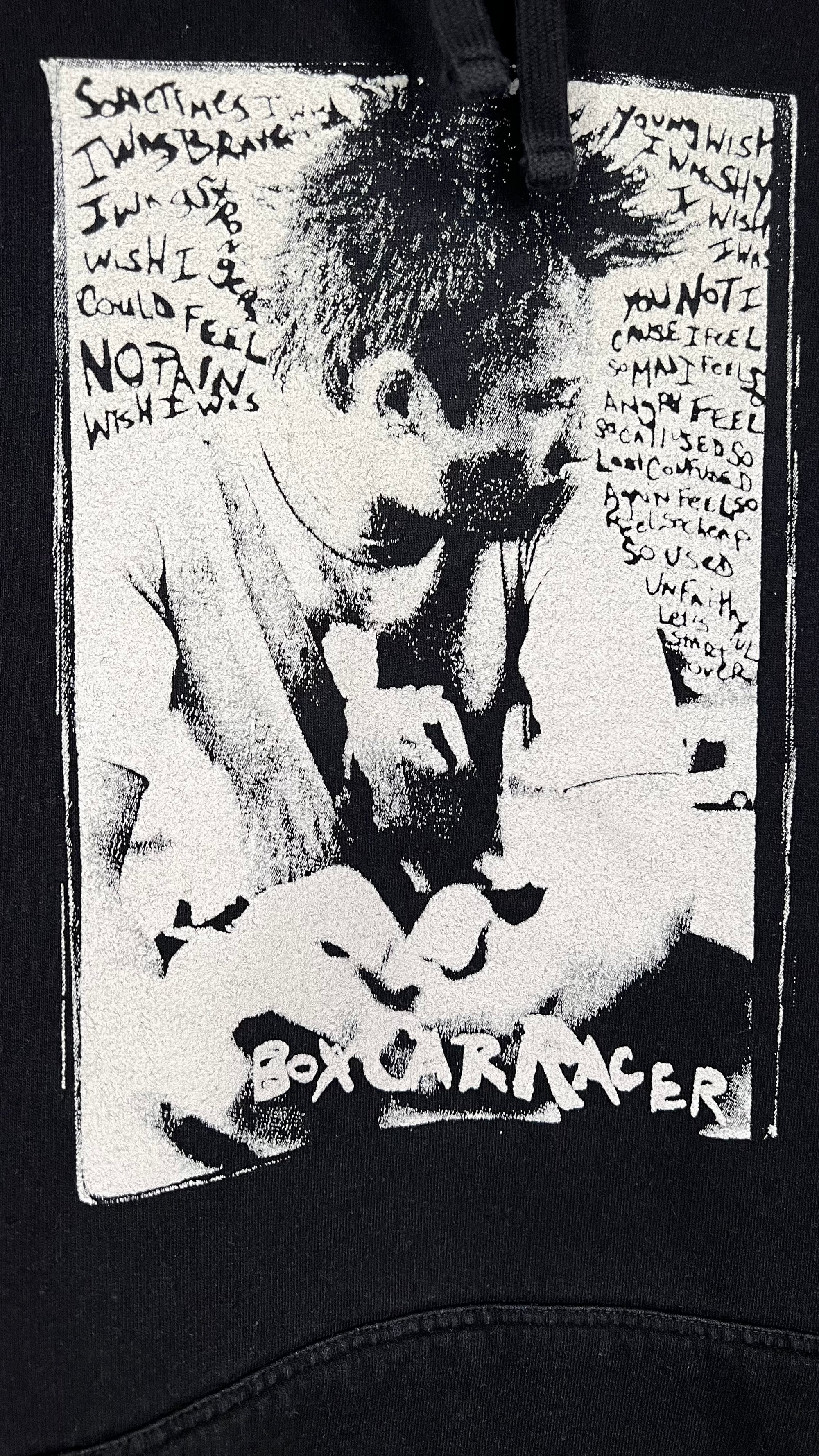 BOXCAR RACER LIMITED TOUR HOODIE | ‘LET’S START OVER’ SLEEVE HIT | RARE BLINK-182 SIDE PROJECT MERCH | TOM DELONGE & TRAVIS BARKER