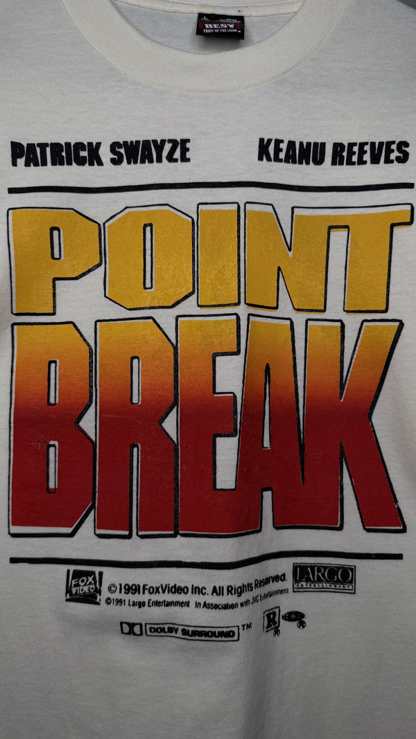 POINT BREAK MOVIE TEE | BIG PRINT | PATRICK SWAYZE & KEANU REEVES