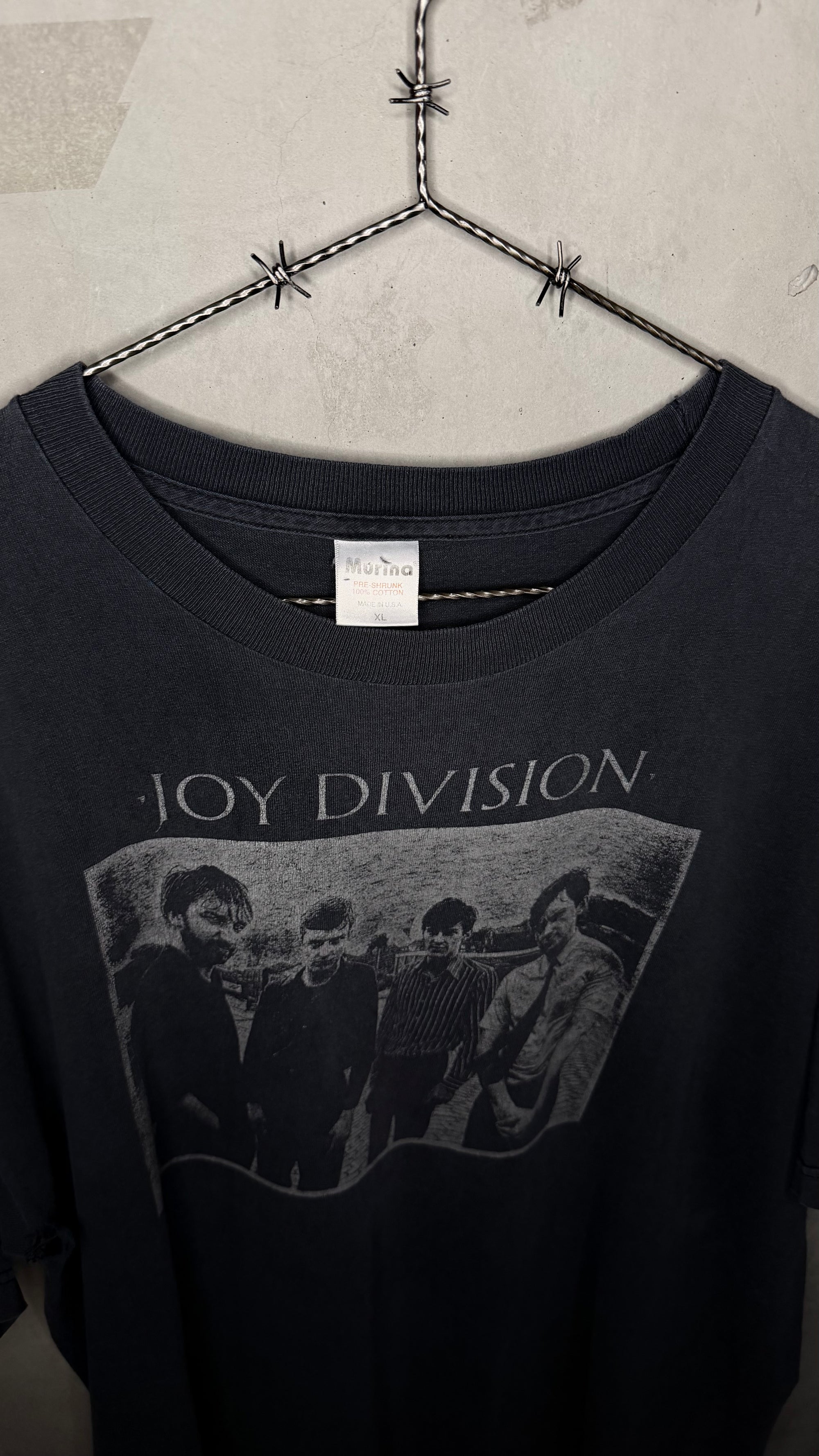 JOY DIVISION BAND PORTRAIT FADED TEE