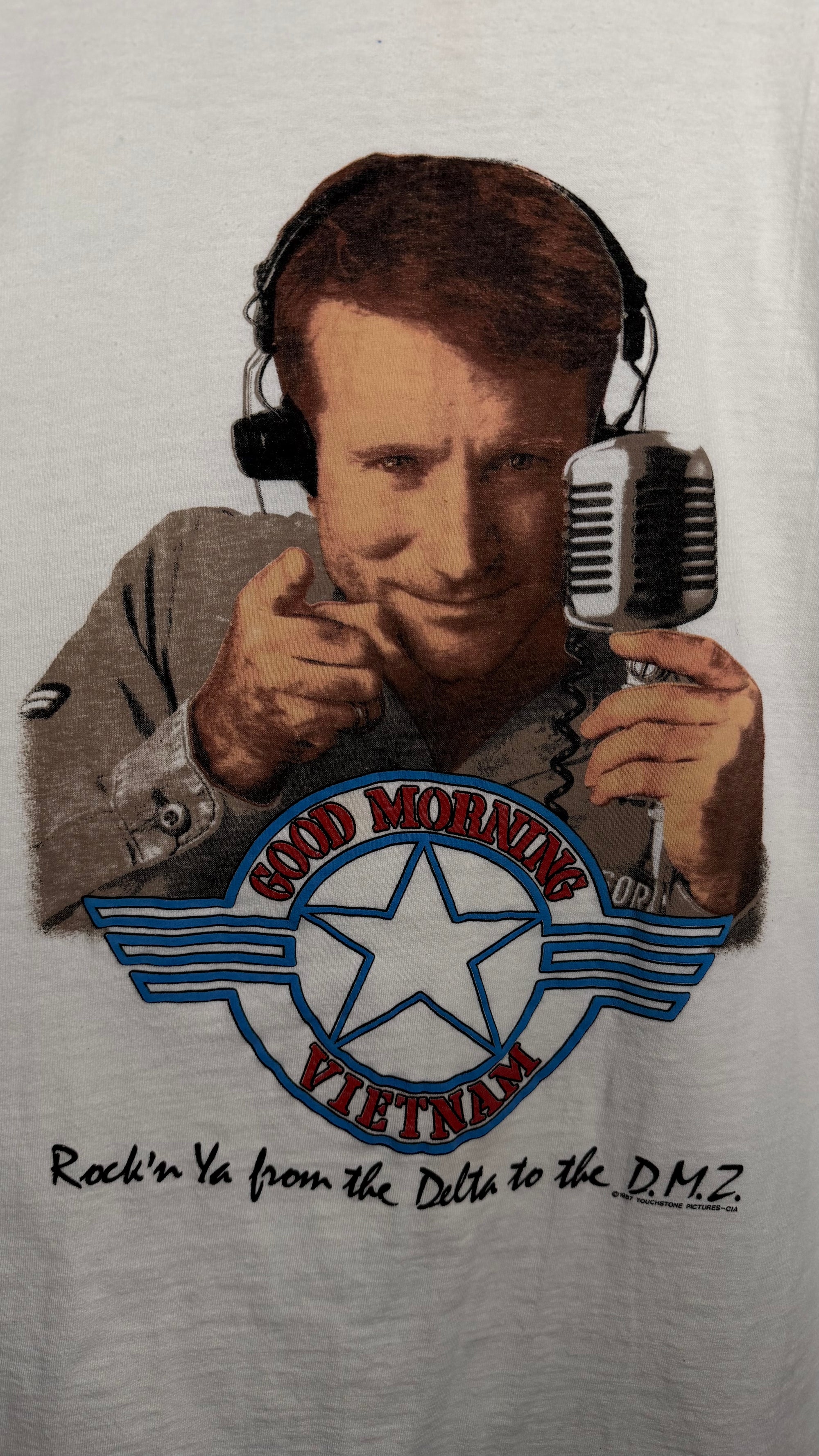 GOOD MORNING VIETNAM MOVIE TEE | ROBIN WILLIAMS | ROCK’N YA FROM THE DELTA TO THE D.M.Z.