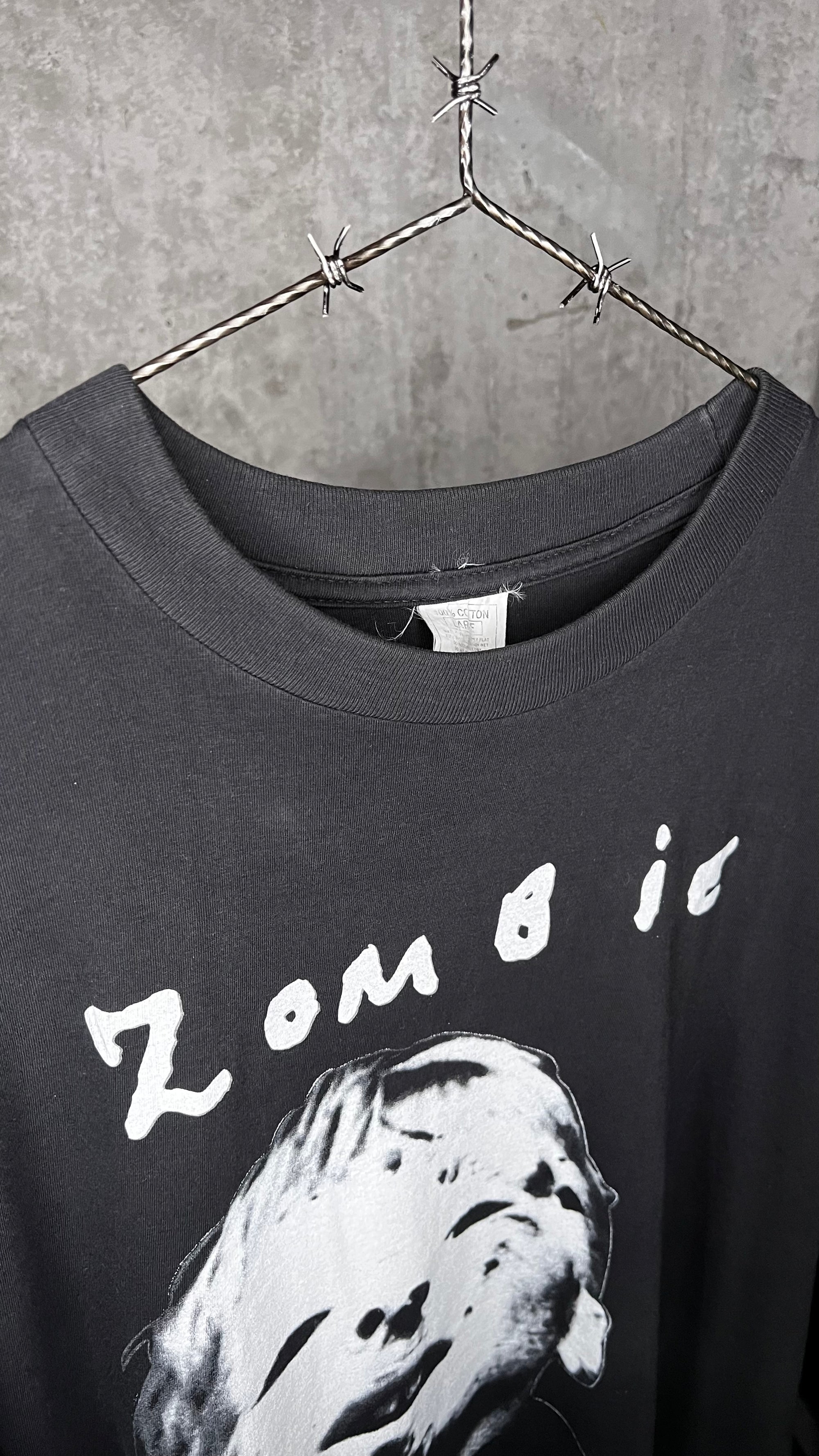 THE CRANBERRIES ZOMBIE TEE | NO NEED TO ARGUE WORLD TOUR | EURO BLACK VARIANT