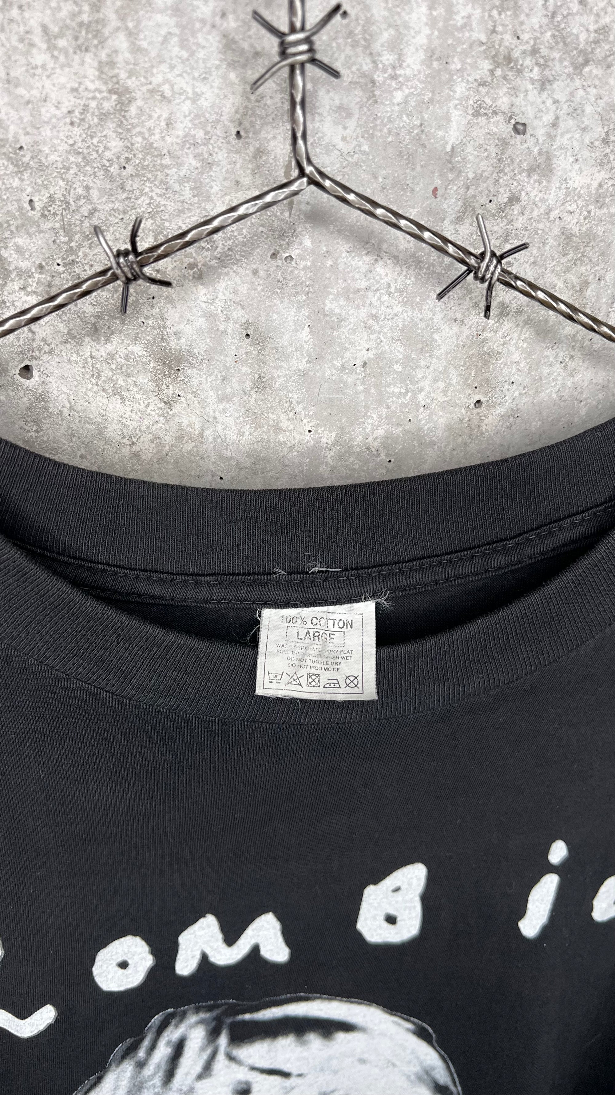 THE CRANBERRIES ZOMBIE TEE | NO NEED TO ARGUE WORLD TOUR | EURO BLACK VARIANT