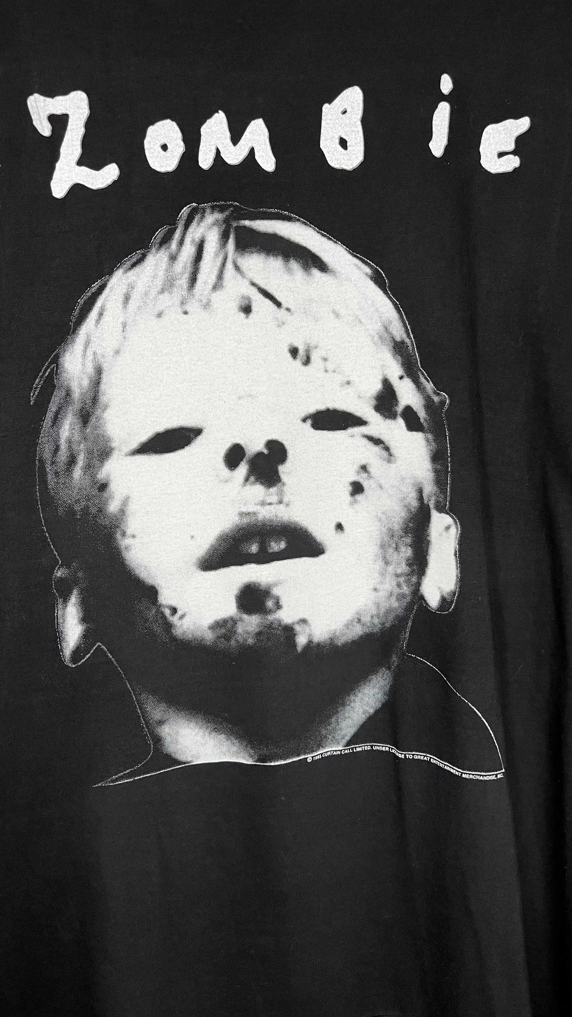 THE CRANBERRIES ZOMBIE TEE | NO NEED TO ARGUE WORLD TOUR | EURO BLACK VARIANT