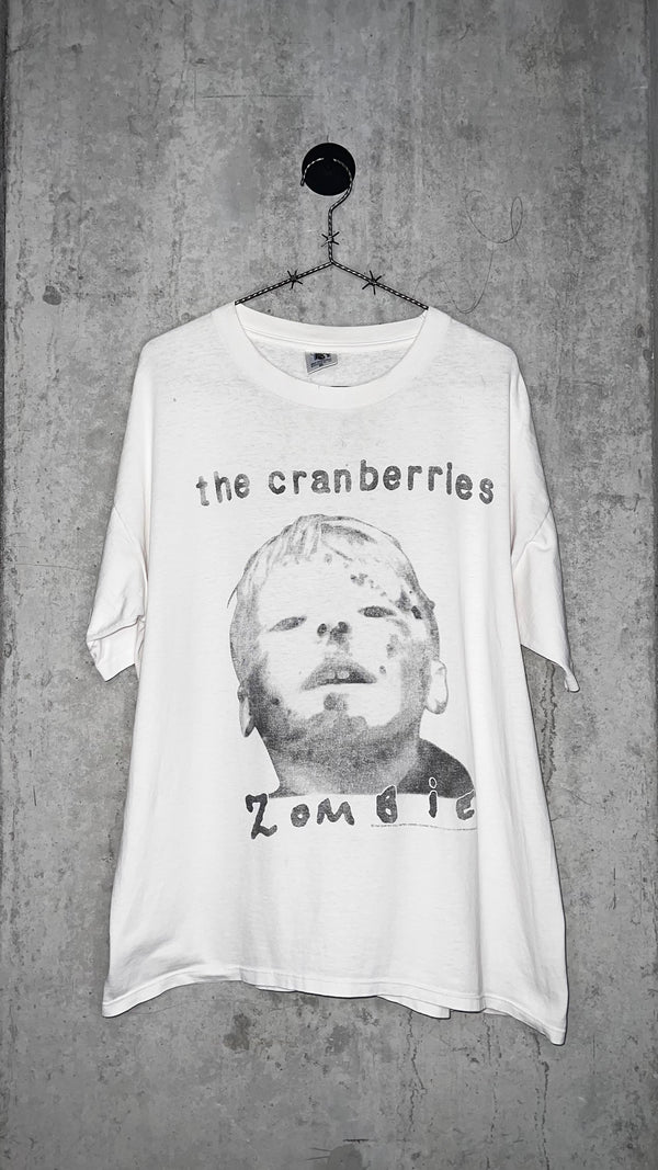 THE CRANBERRIES ZOMBIE TEE | NO NEED TO ARGUE WORLD TOUR | US WHITE VARIANT