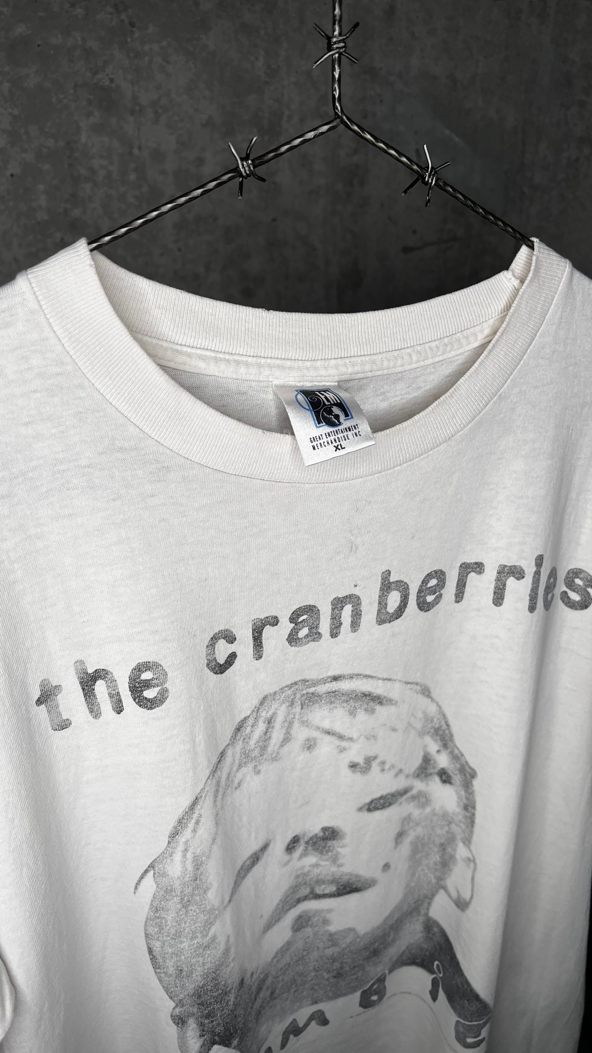 THE CRANBERRIES ZOMBIE TEE | NO NEED TO ARGUE WORLD TOUR | US WHITE VARIANT