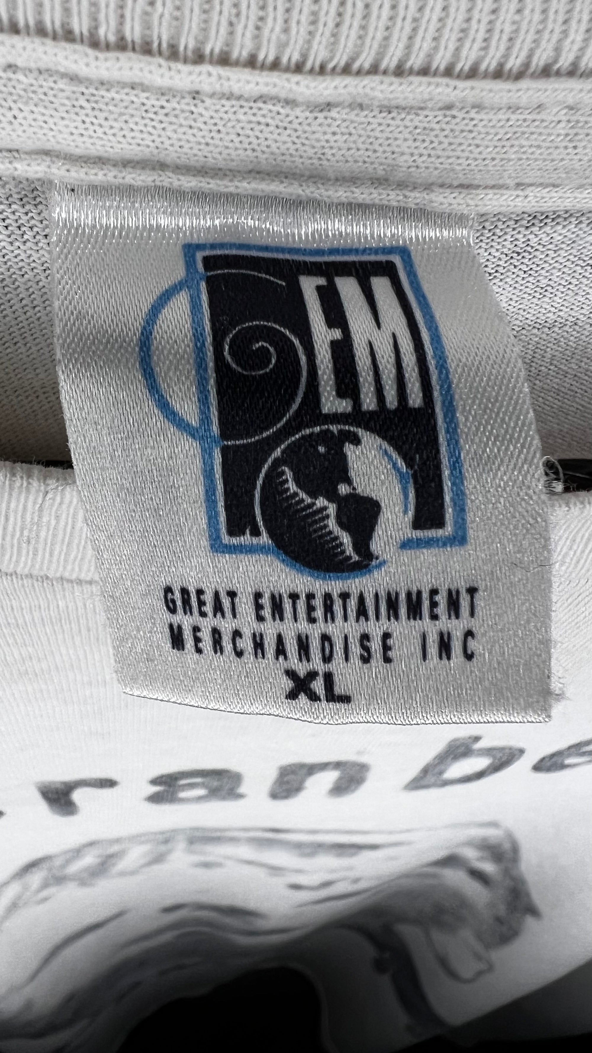 THE CRANBERRIES ZOMBIE TEE | NO NEED TO ARGUE WORLD TOUR | US WHITE VARIANT