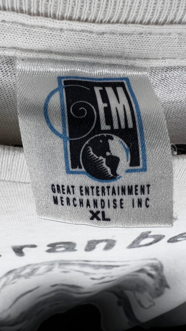 THE CRANBERRIES ZOMBIE TEE | NO NEED TO ARGUE WORLD TOUR | US WHITE VARIANT