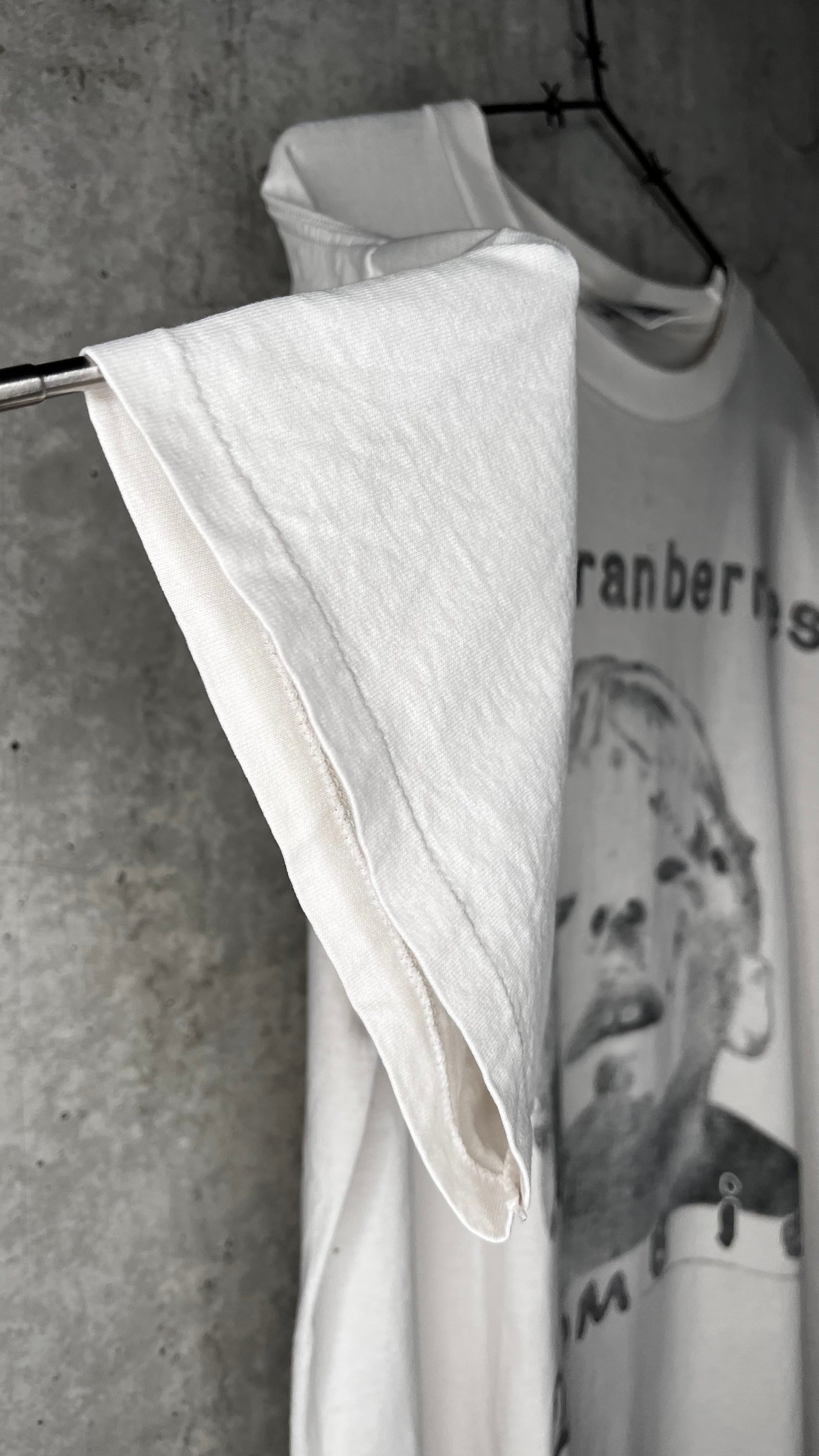 THE CRANBERRIES ZOMBIE TEE | NO NEED TO ARGUE WORLD TOUR | US WHITE VARIANT