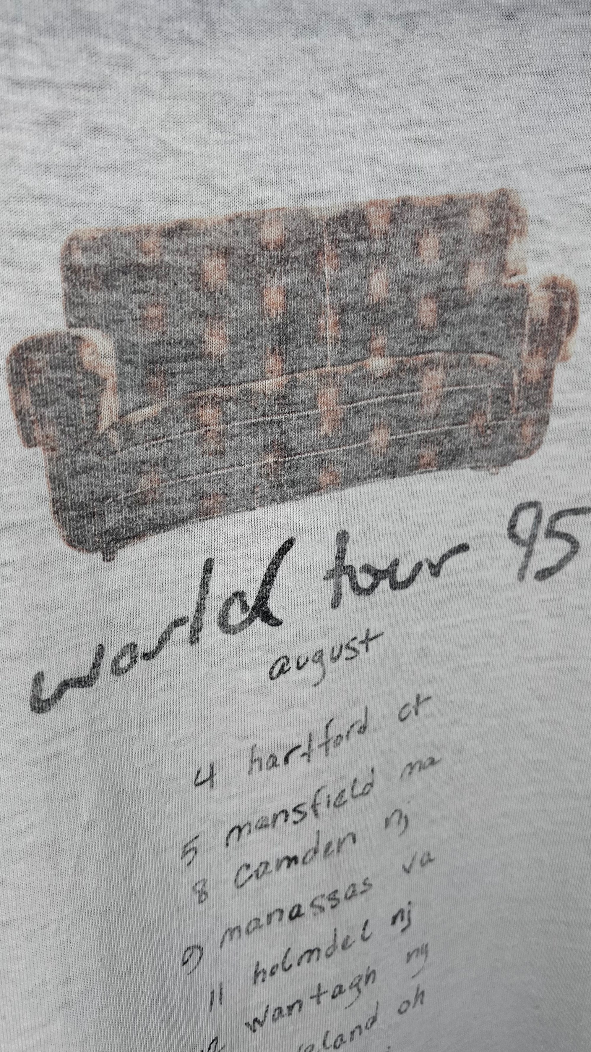 THE CRANBERRIES ZOMBIE TEE | NO NEED TO ARGUE WORLD TOUR | US WHITE VARIANT