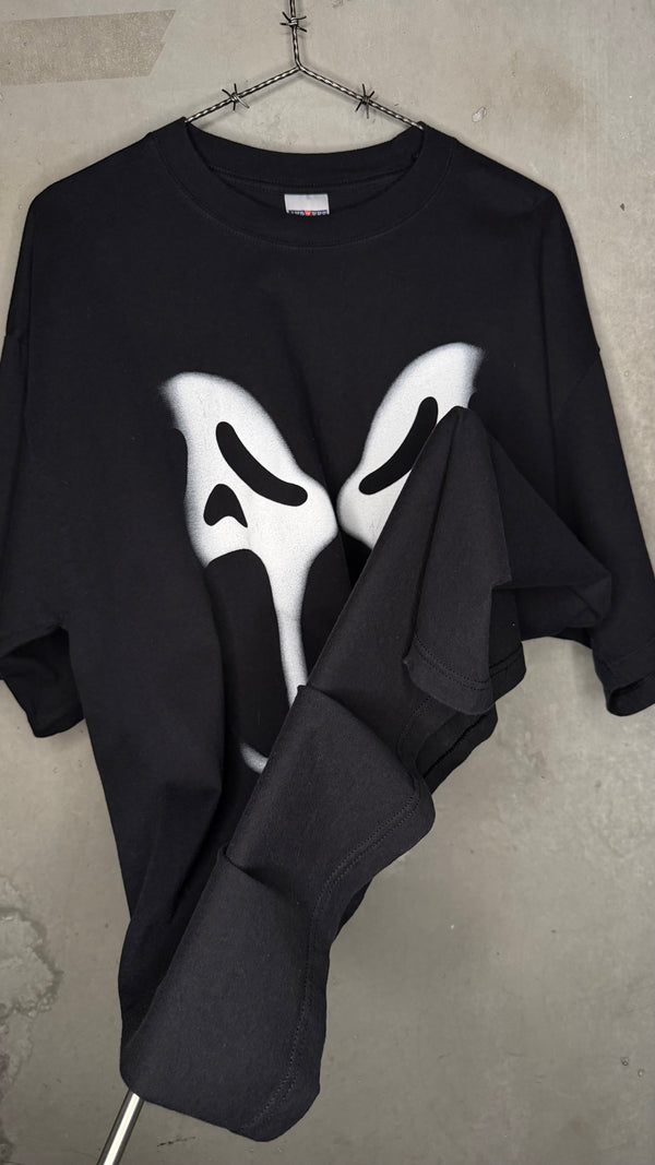 SCREAM 2 BIG PRINT GHOST FACE TEE